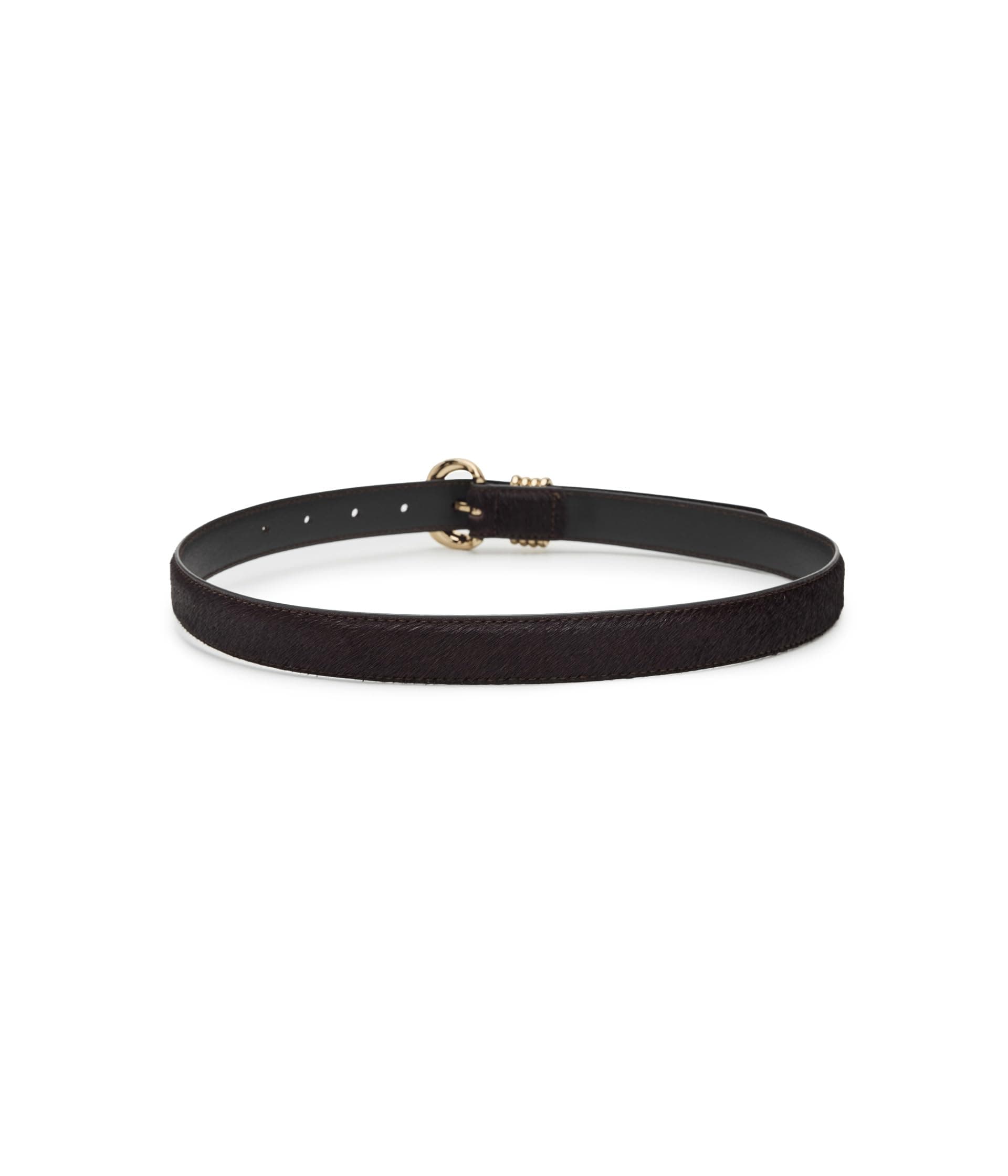 Madewell Metal Keeper Belt in Haircalf — vista 1