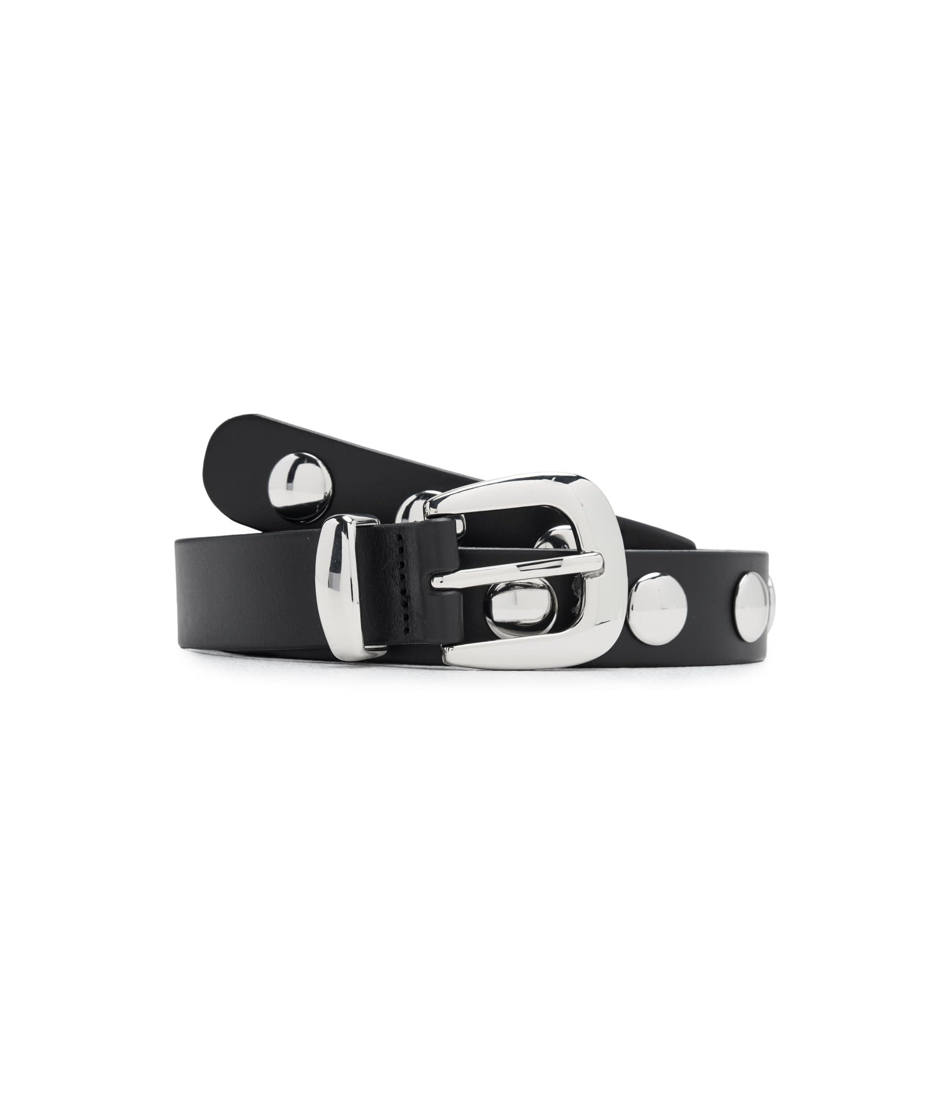 Madewell Studded Western Belt in Leather — vista principal