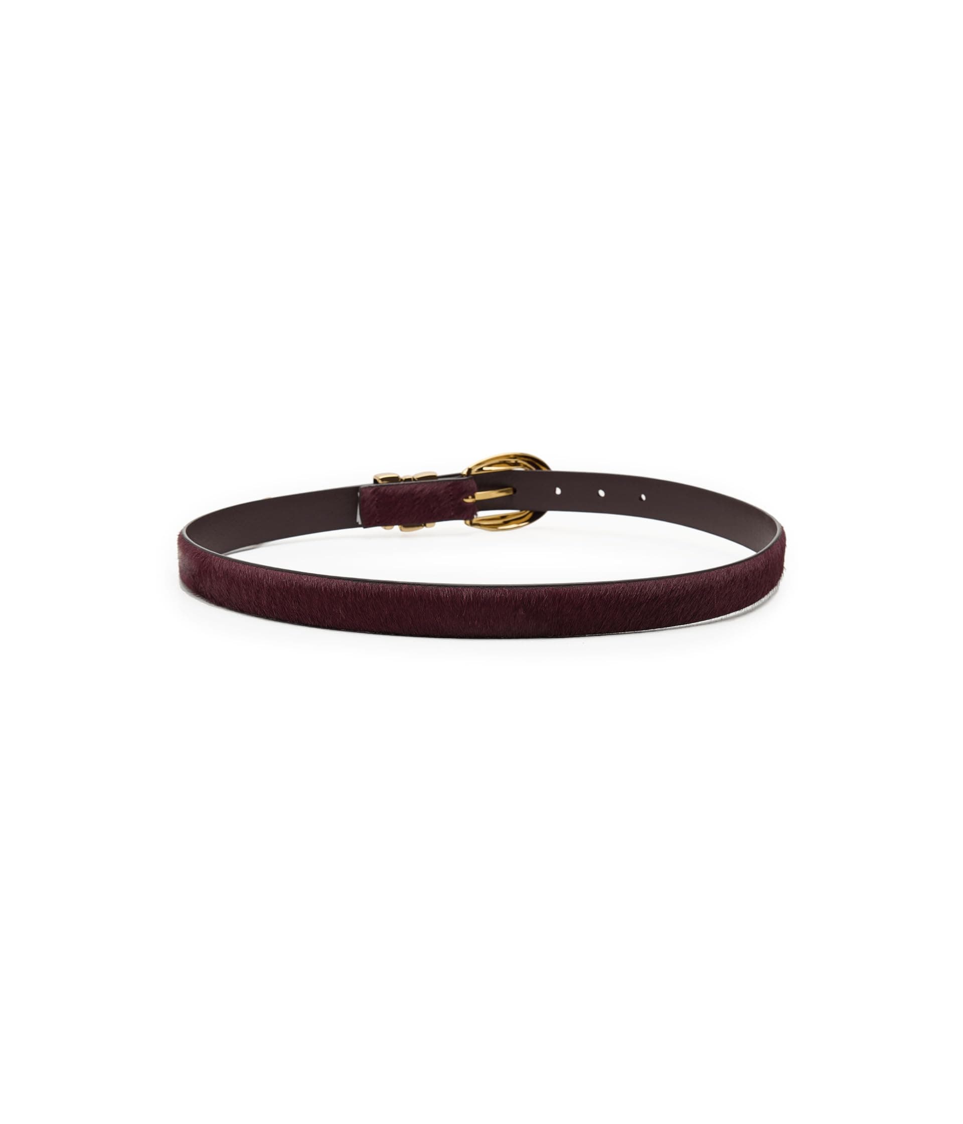 Madewell Triple Metal Keeper Belt: Haircalf — vista 1