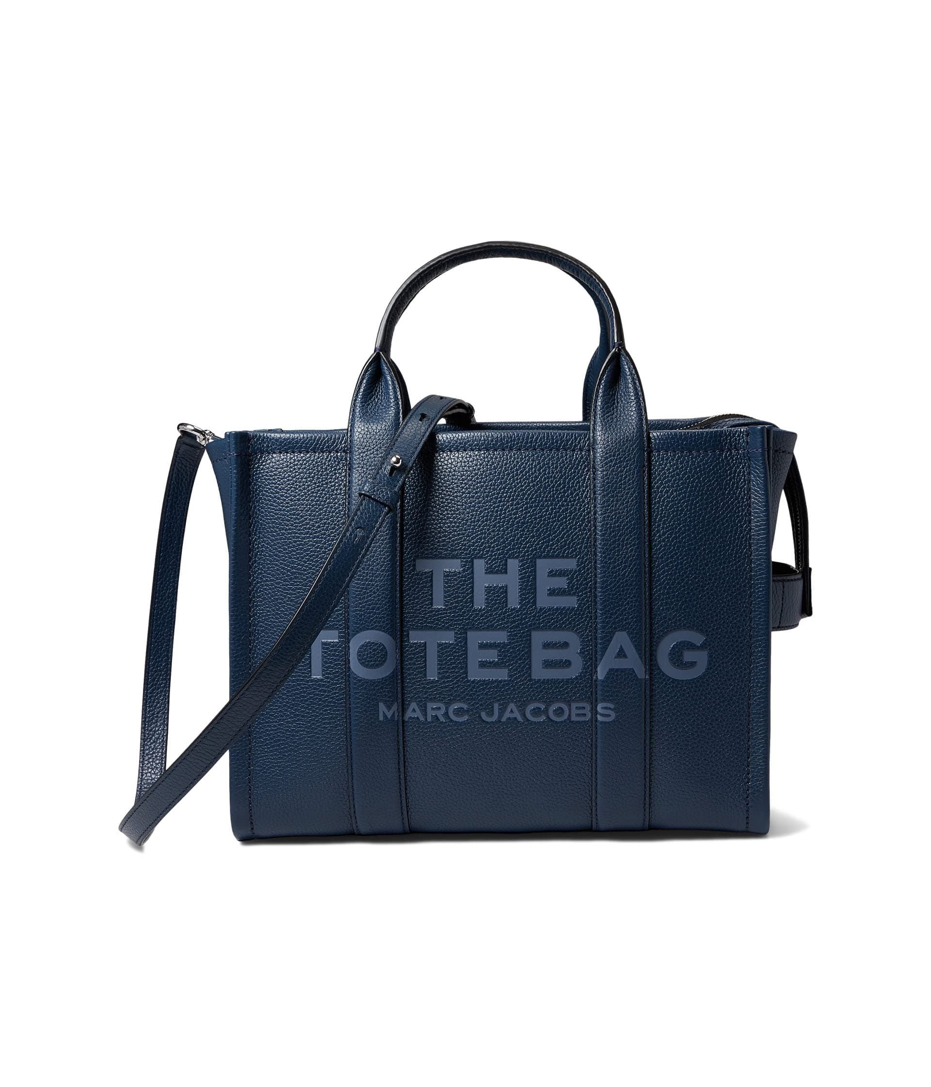 Marc Jacobs The Leather Medium Tote Bag — cor Azul