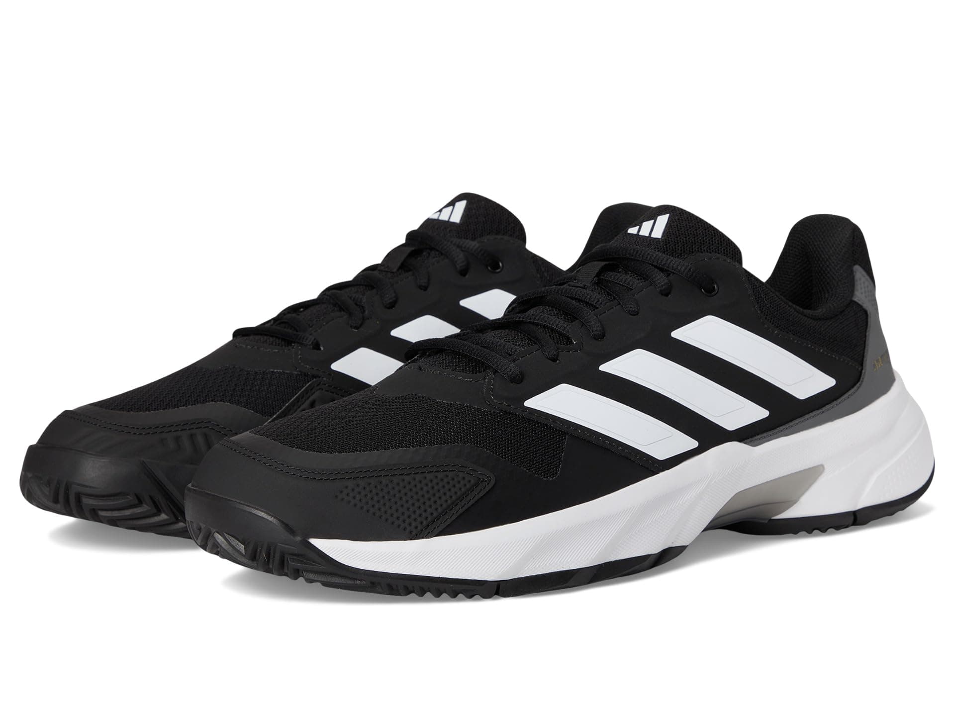 adidas Courtjam Control 3 Tennis Shoes — cor Preto