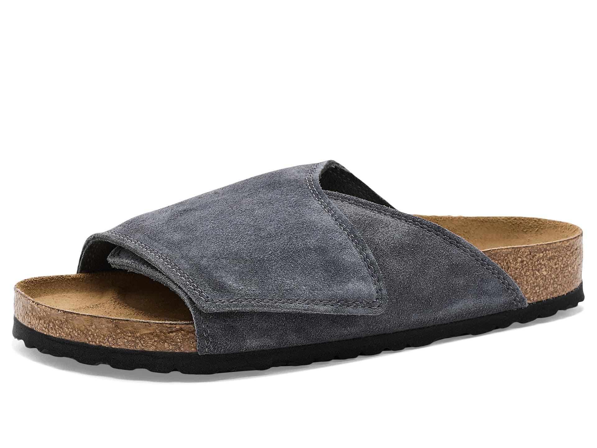 Birkenstock Solana - Suede — cor Grafite