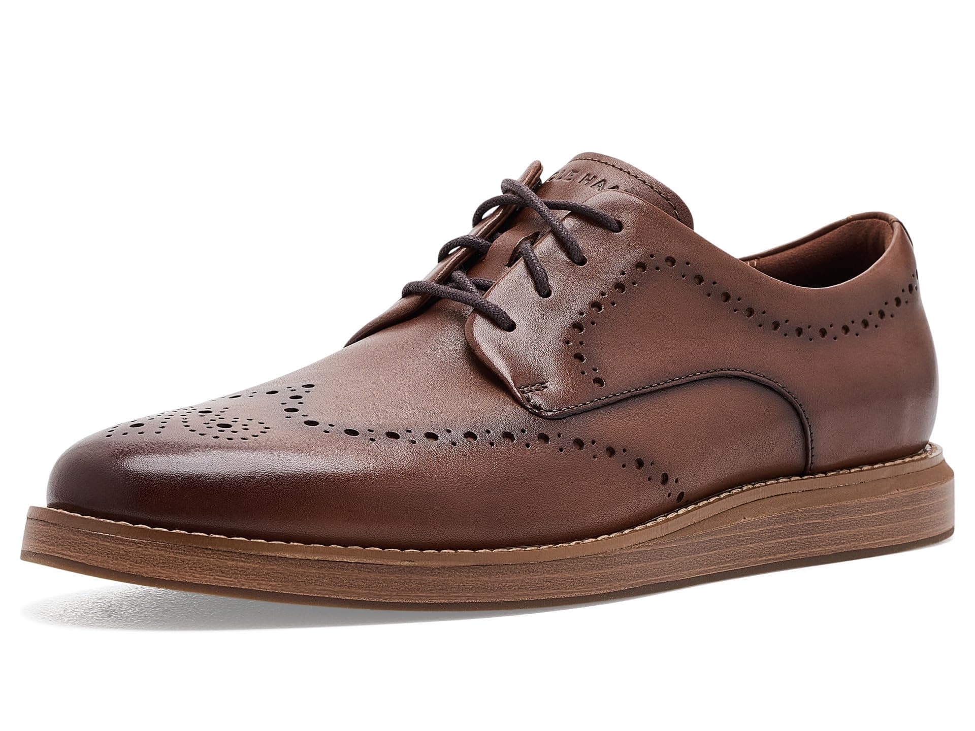 Cole Haan Grand Neoclassic Flexcraft Wingtip Oxford — cor Marrom