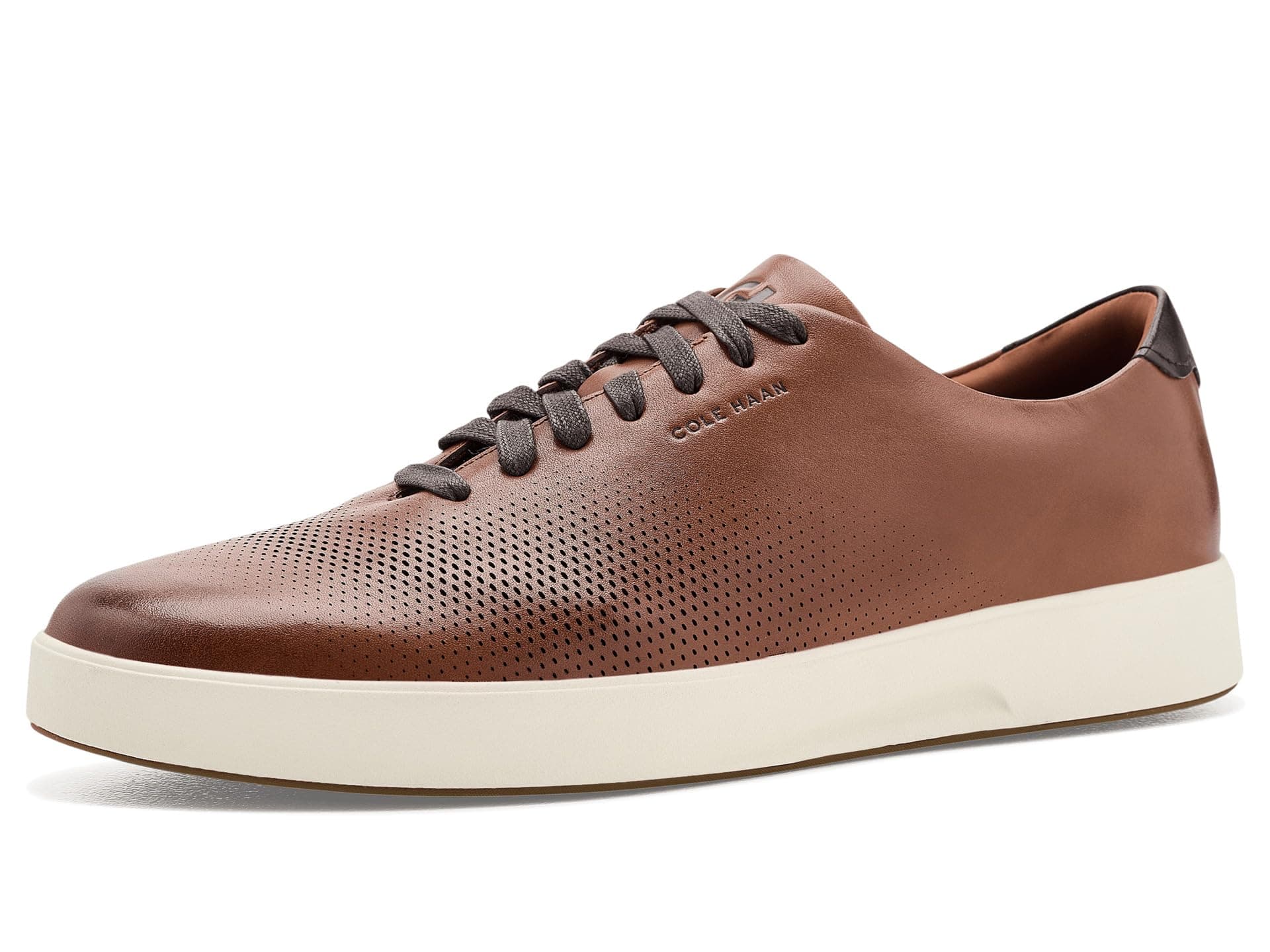 Cole Haan Grandpro Cityspectre Laser Perforated Sneakers — cor Marrom