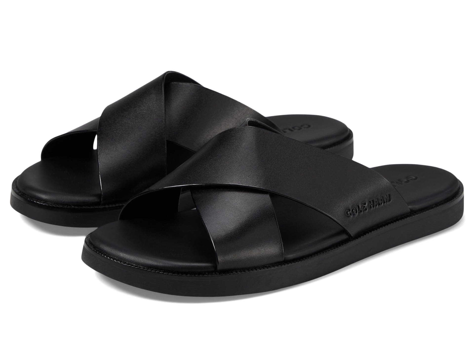 Cole Haan Nantucket Cross Strap Sandal — cor Preto