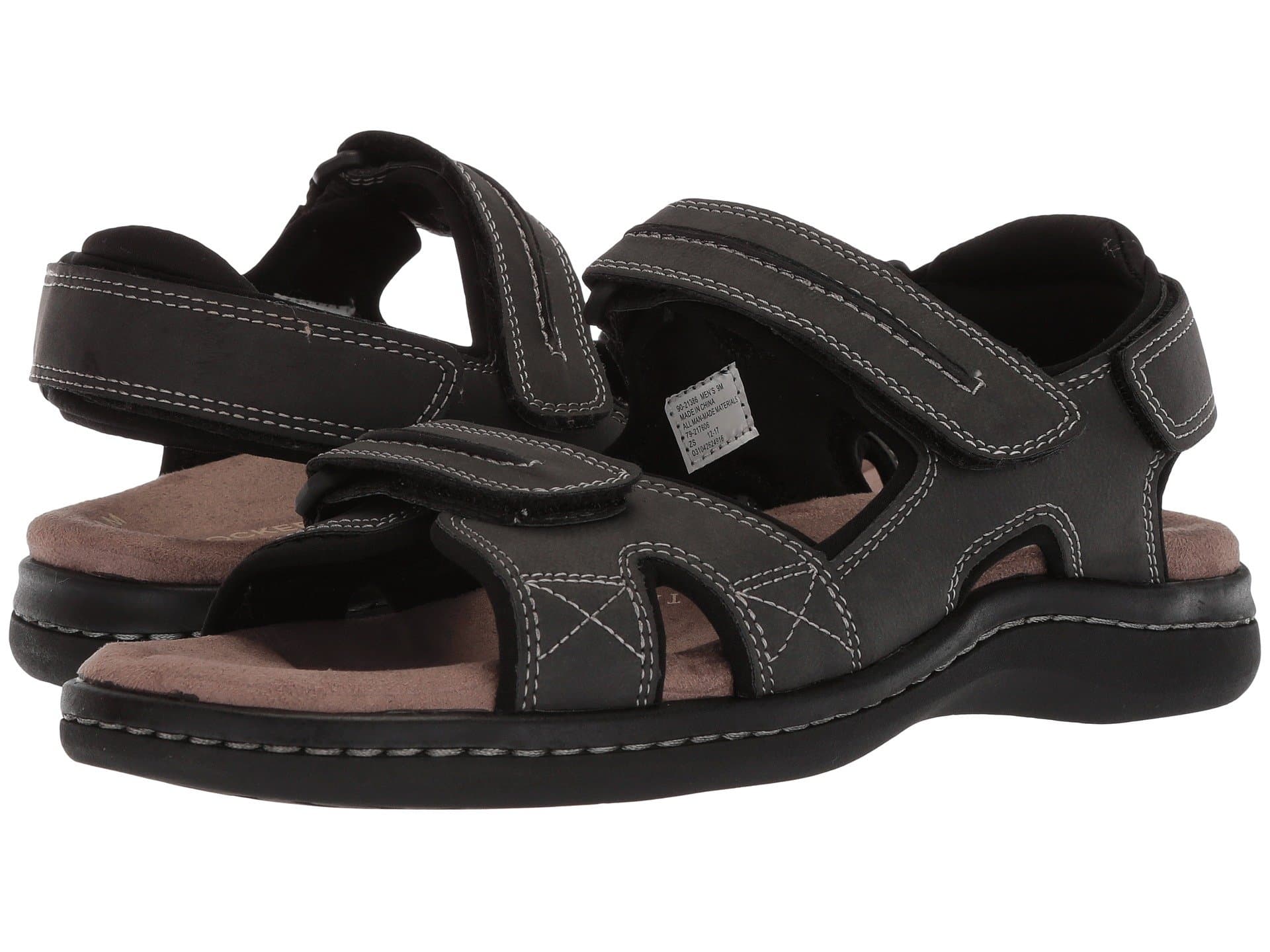 Dockers Newpage Quarter Strap Sandal — cor Cinza