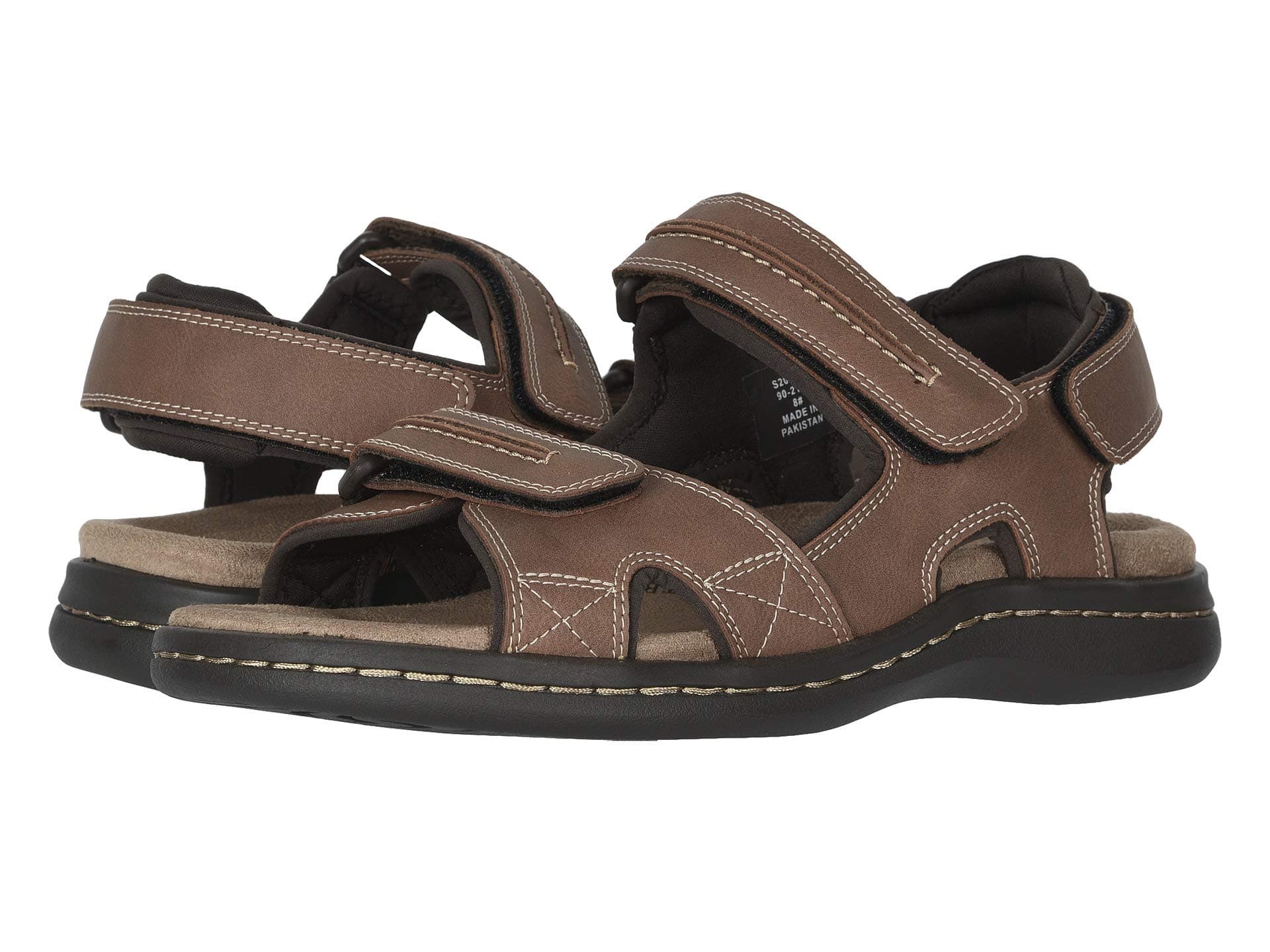 Dockers Newpage Quarter Strap Sandal — cor Vermelho