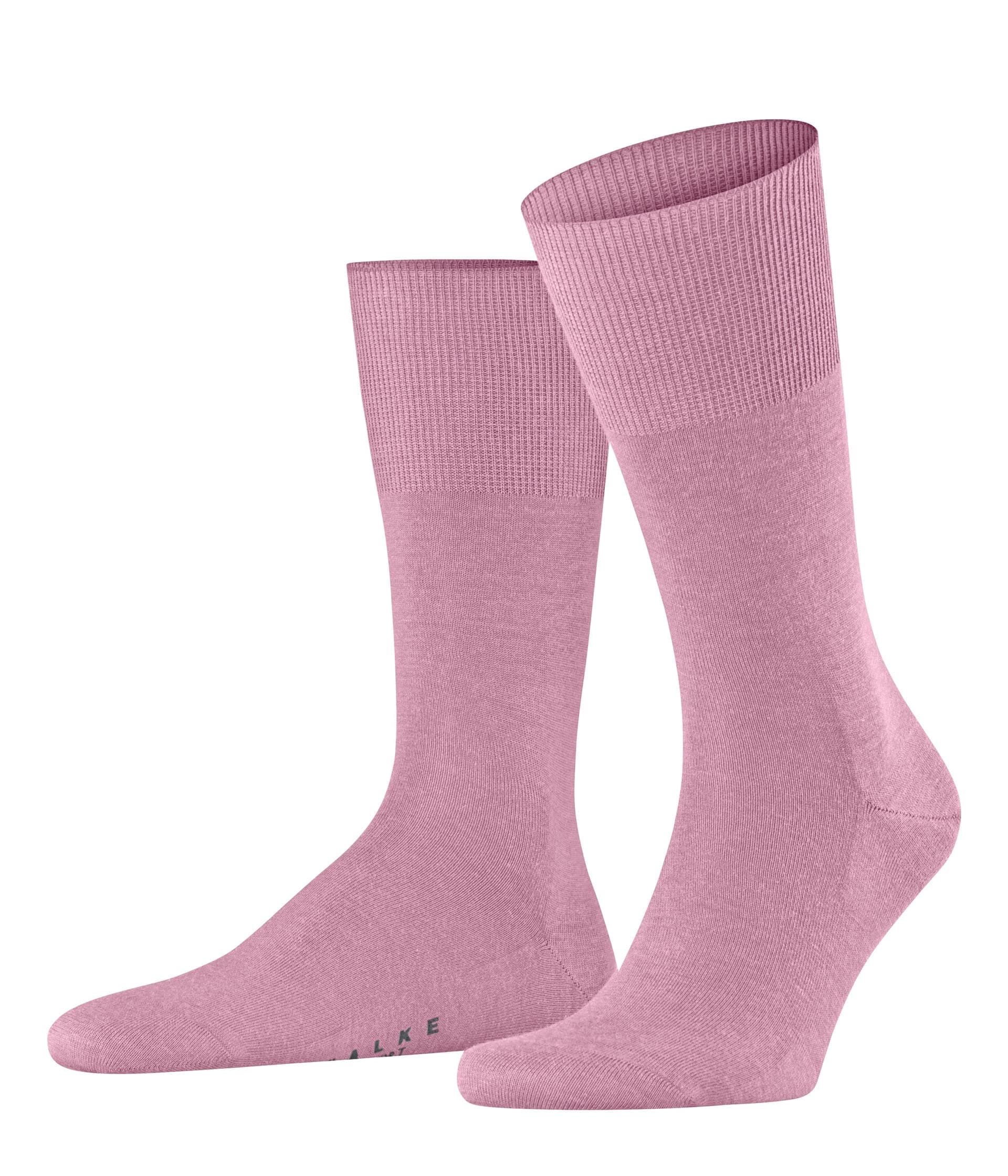 Falke Merino Airport Crew Socks with Cotton Lining — cor Rosa