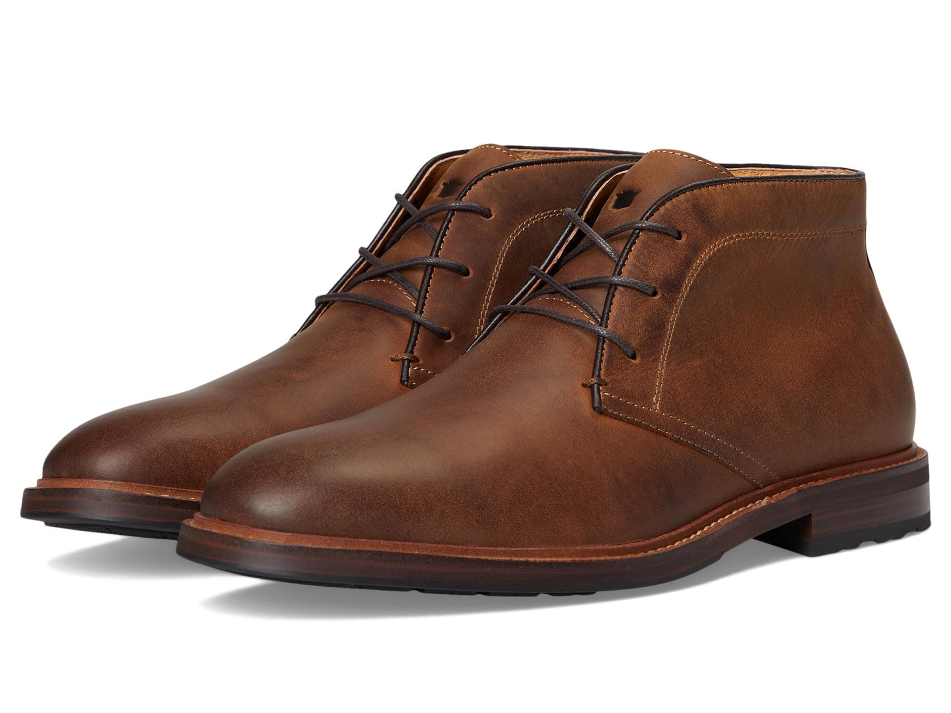 Florsheim Anthem Plain Toe Chukka Boots — cor Marrom