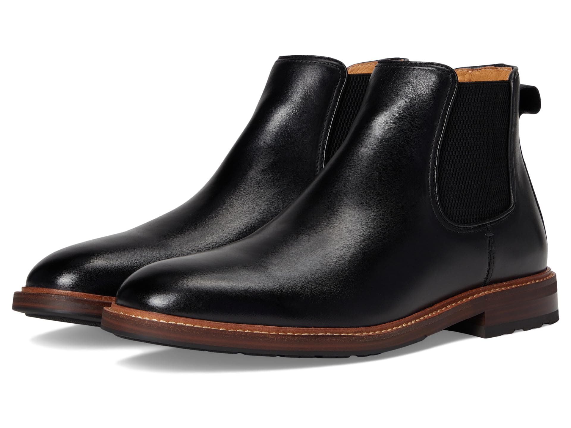 Florsheim Anthem Plain Toe Gore Boots — cor Preto