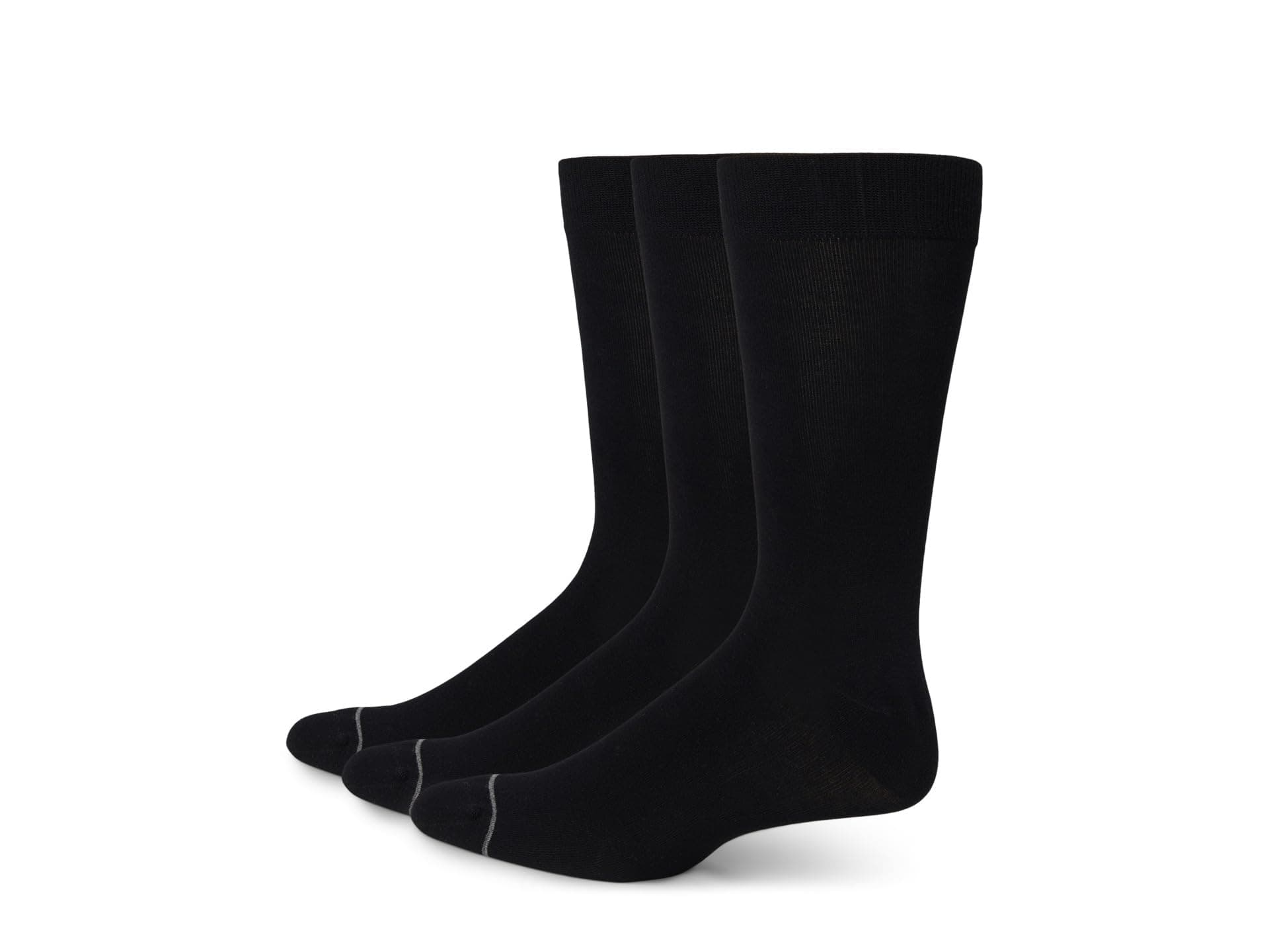 Florsheim Bamboo Flat Crew Dress 3-Pack Socks — vista principal