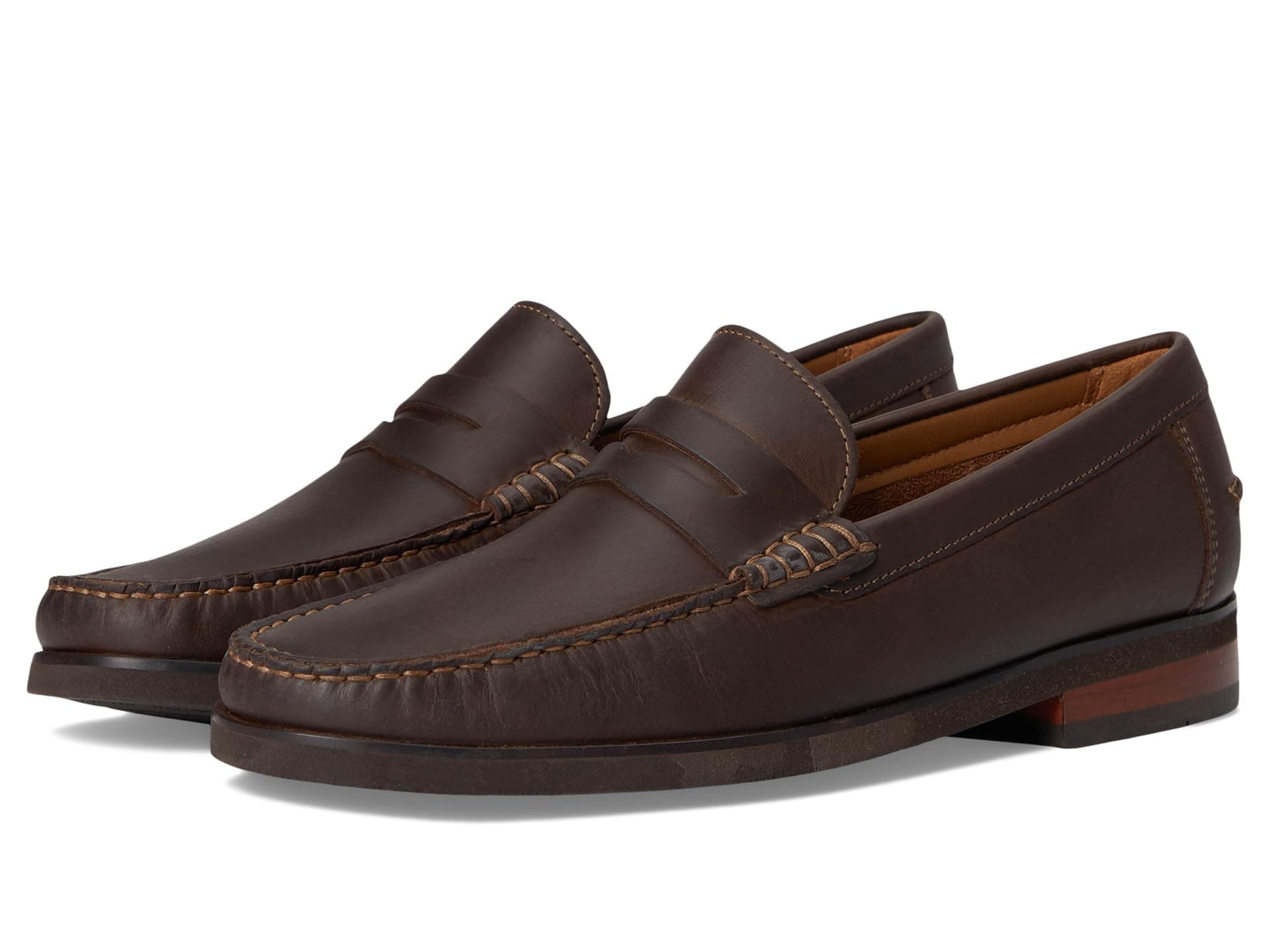 Florsheim Berkley Flex Penny Loafers — cor Marrom