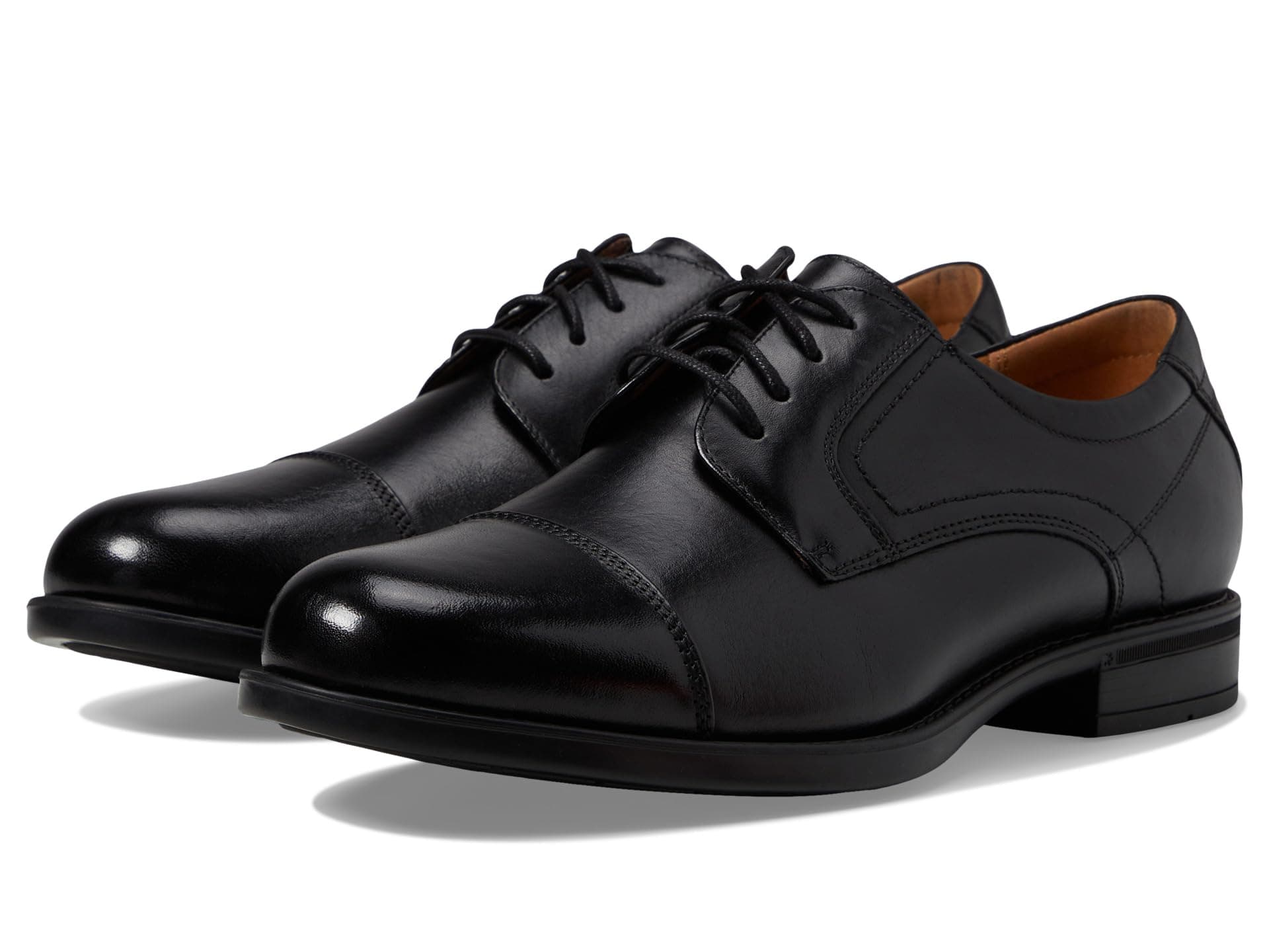 Florsheim Midtown Cap Toe Oxford — cor Preto