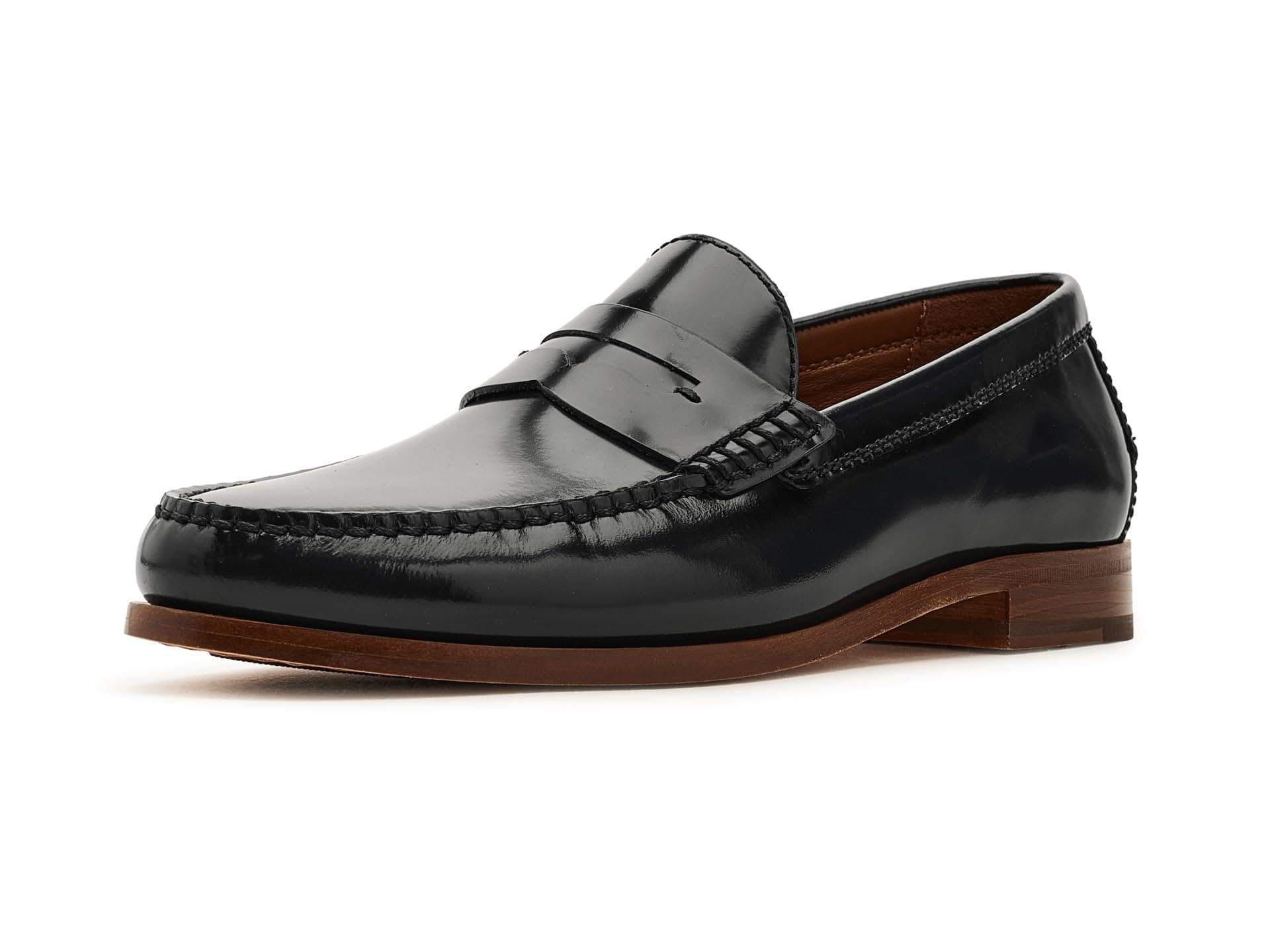 Johnston & Murphy Collection Baldwin Penny Loafers — cor Preto