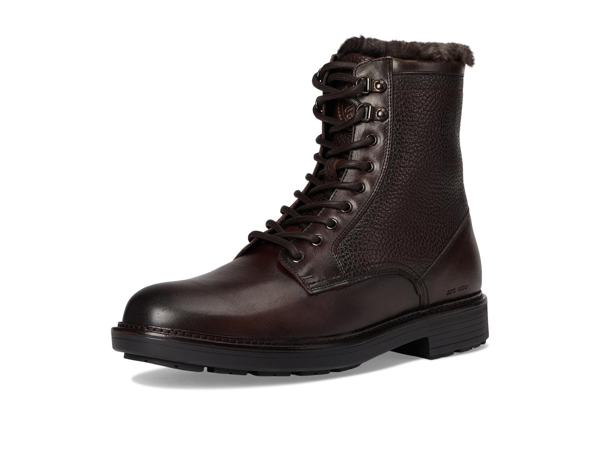 Johnston & Murphy Collection Latham Plain Toe Shearling Boots — vista 2