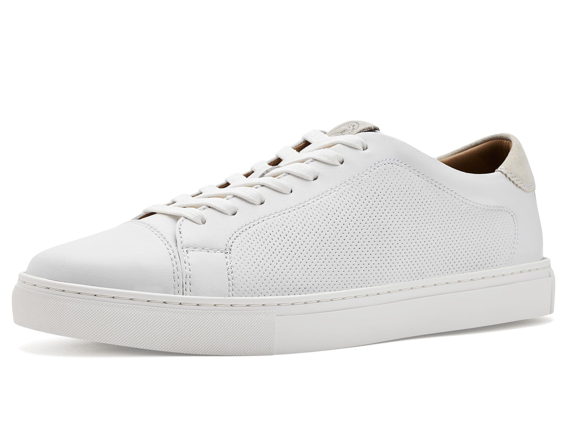 Johnston & Murphy Collection Luther Perfed Lace-To-Toe — cor Branco