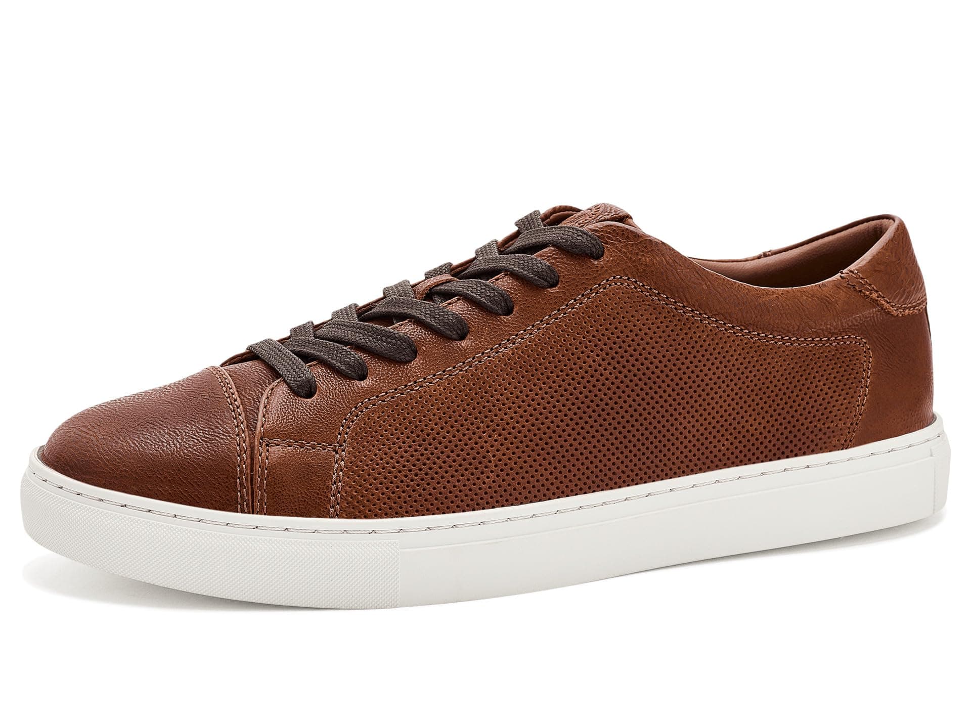 Johnston & Murphy Collection Luther Perfed Lace-To-Toe — cor Caramelo