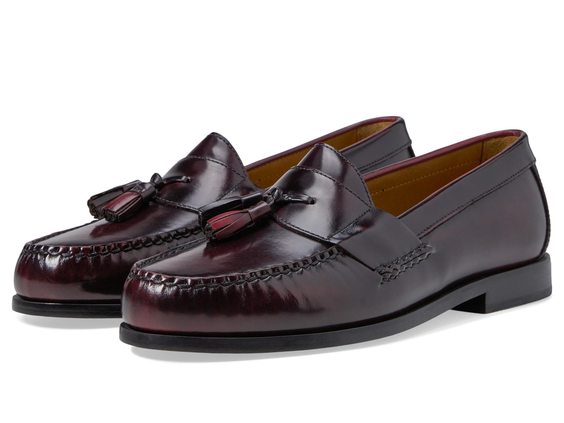 Johnston & Murphy Hayes Tassel Loafers — cor Vinho