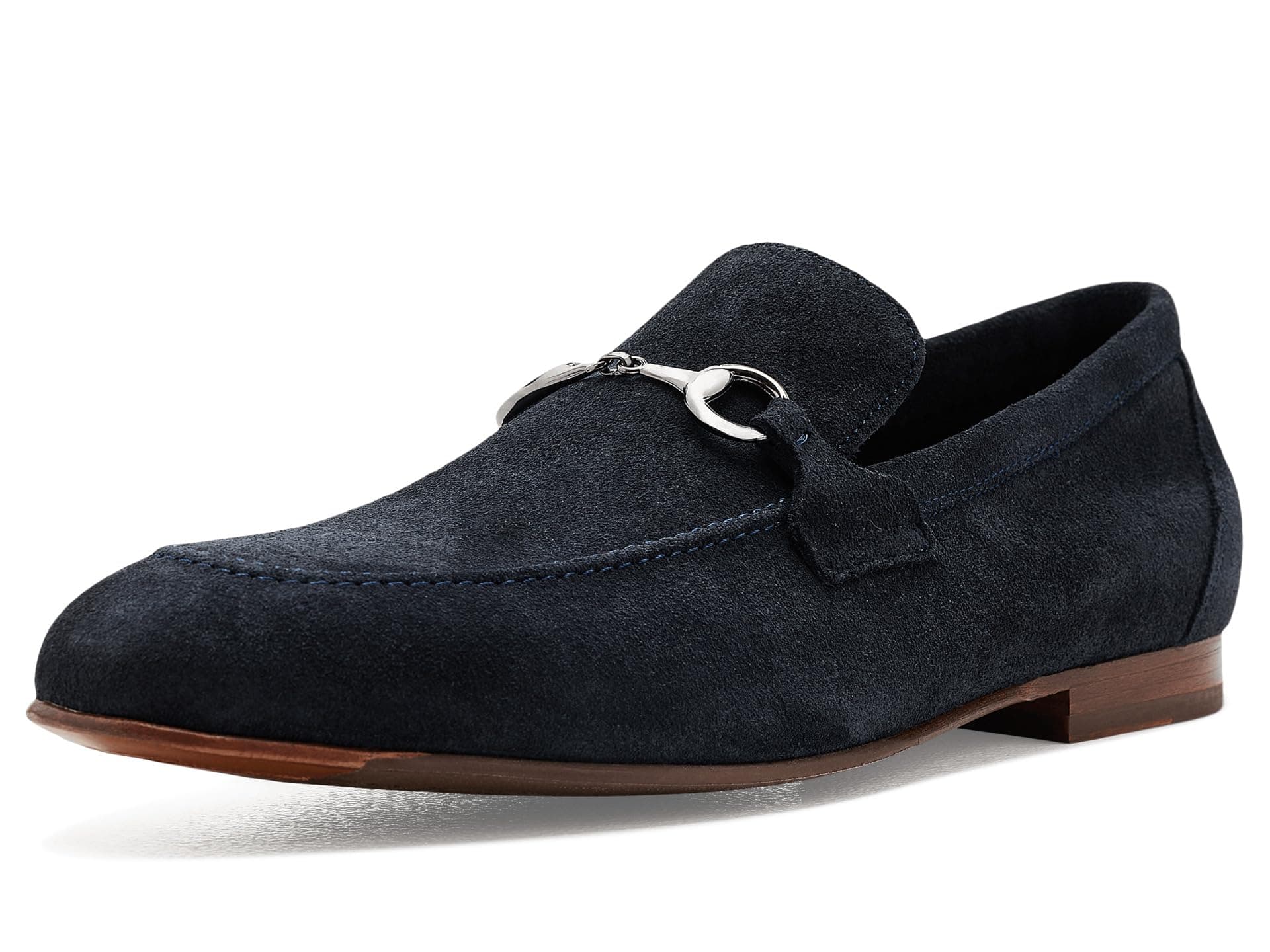 Johnston & Murphy Higgins Bit Loafers — cor Marinho