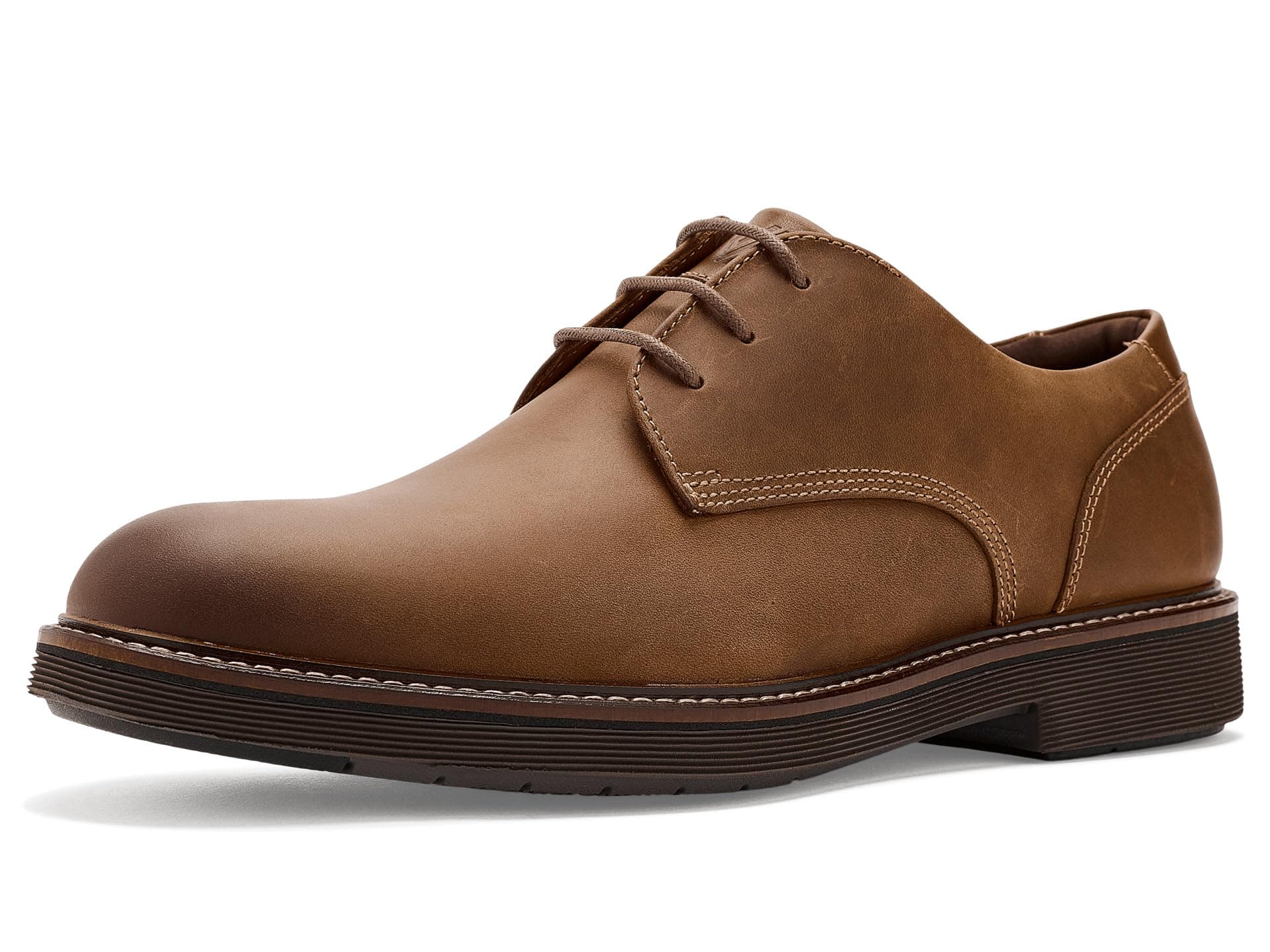 Johnston & Murphy Tyson Plain Toe — cor Marrom