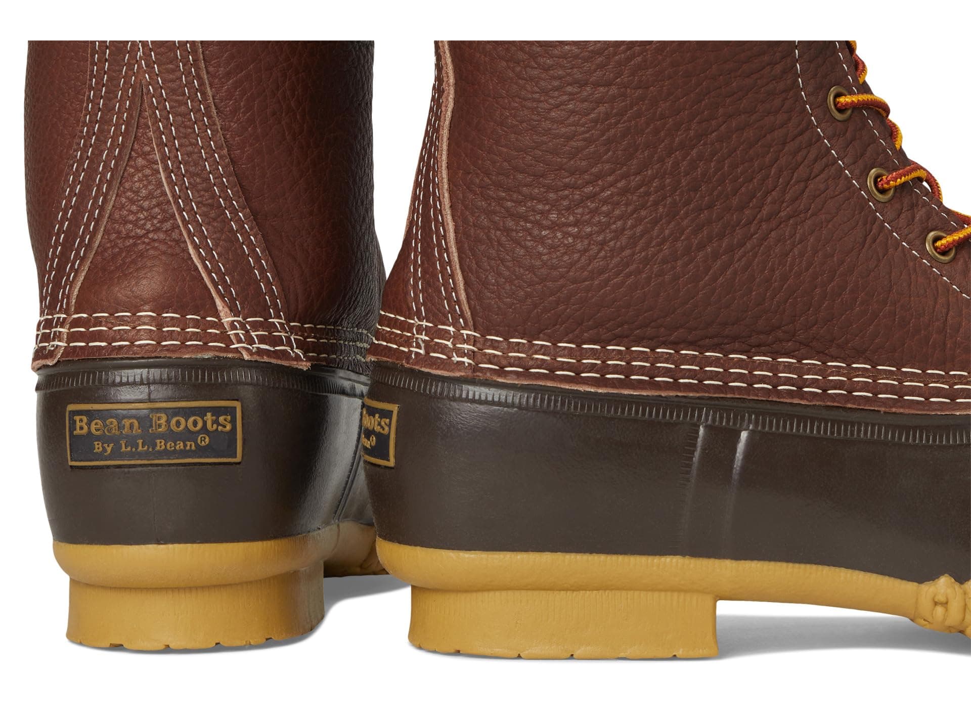 L.L.Bean 10" Bean Boots Shearling Lined Insulated Tumbled Leather — vista 3