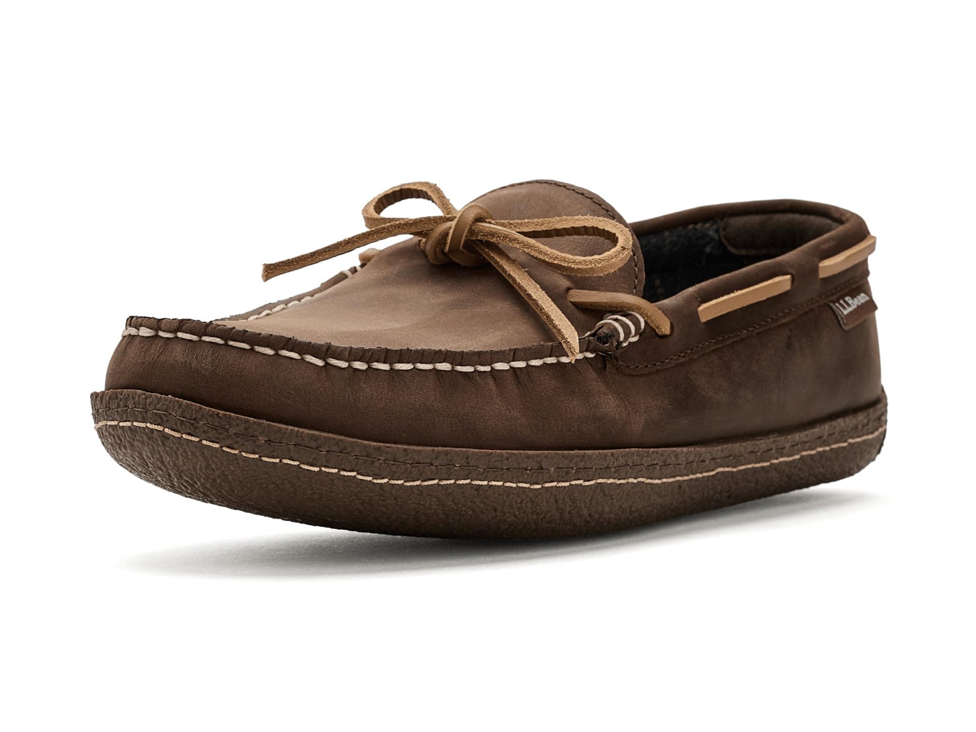 L.L.Bean Hand Sewn Slippers Flannel-Lined — vista principal