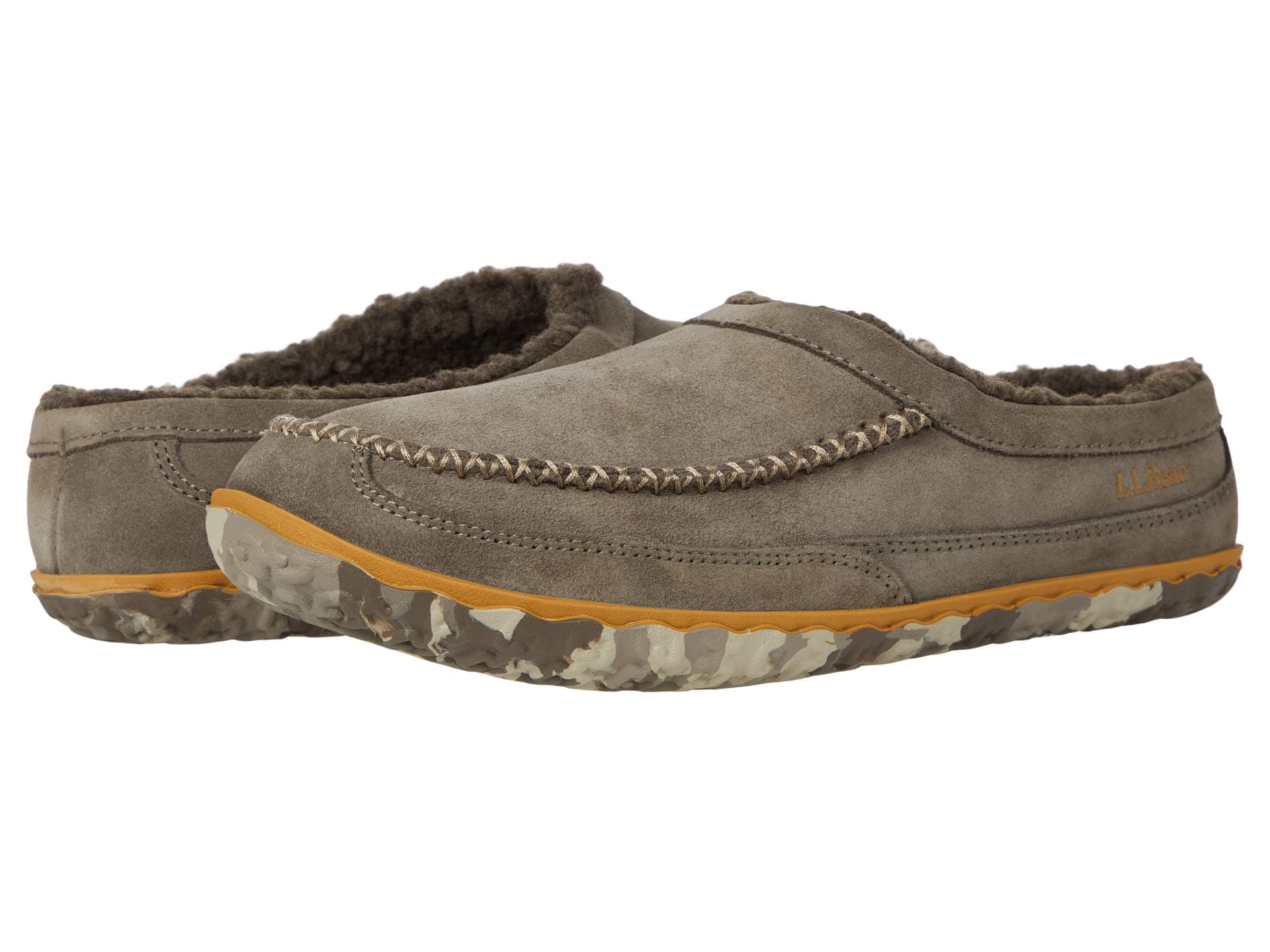 L.L.Bean Mountain Slipper Scuff — cor Cinza