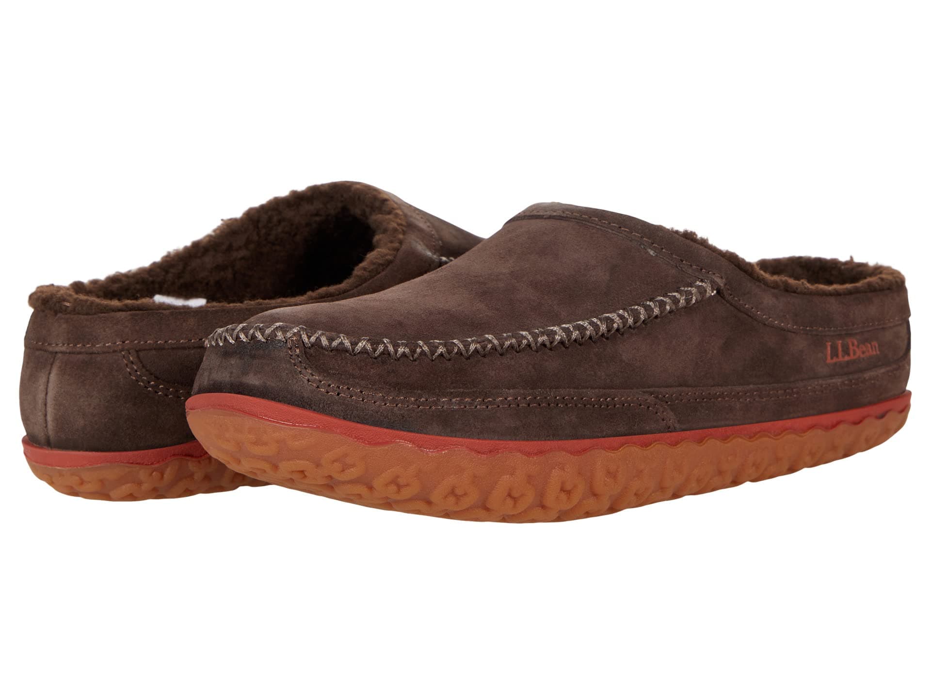 L.L.Bean Mountain Slipper Scuff — cor Marrom