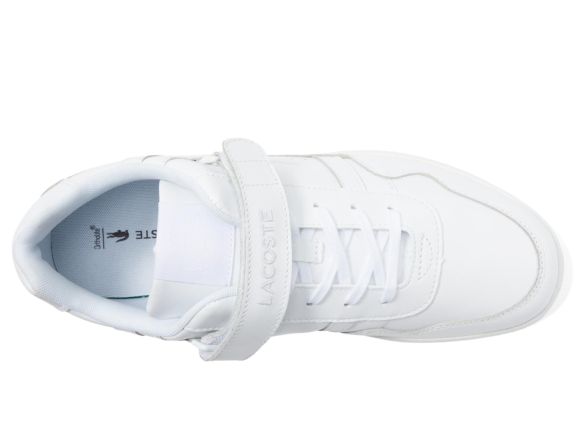 Lacoste T-Clip Velcro Leather Sneakers — vista 3