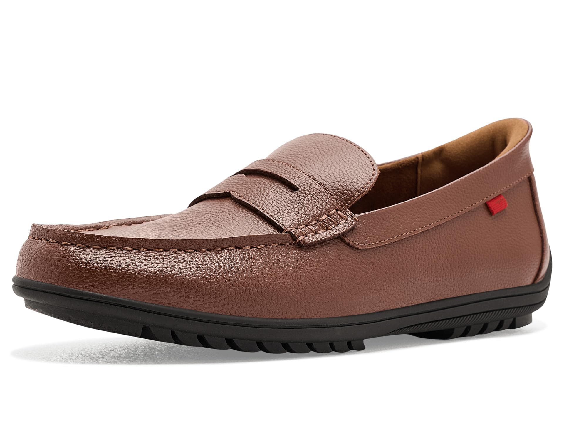 Marc Joseph New York John Street Penny Loafers (Hands Free Technology) — cor Caramelo