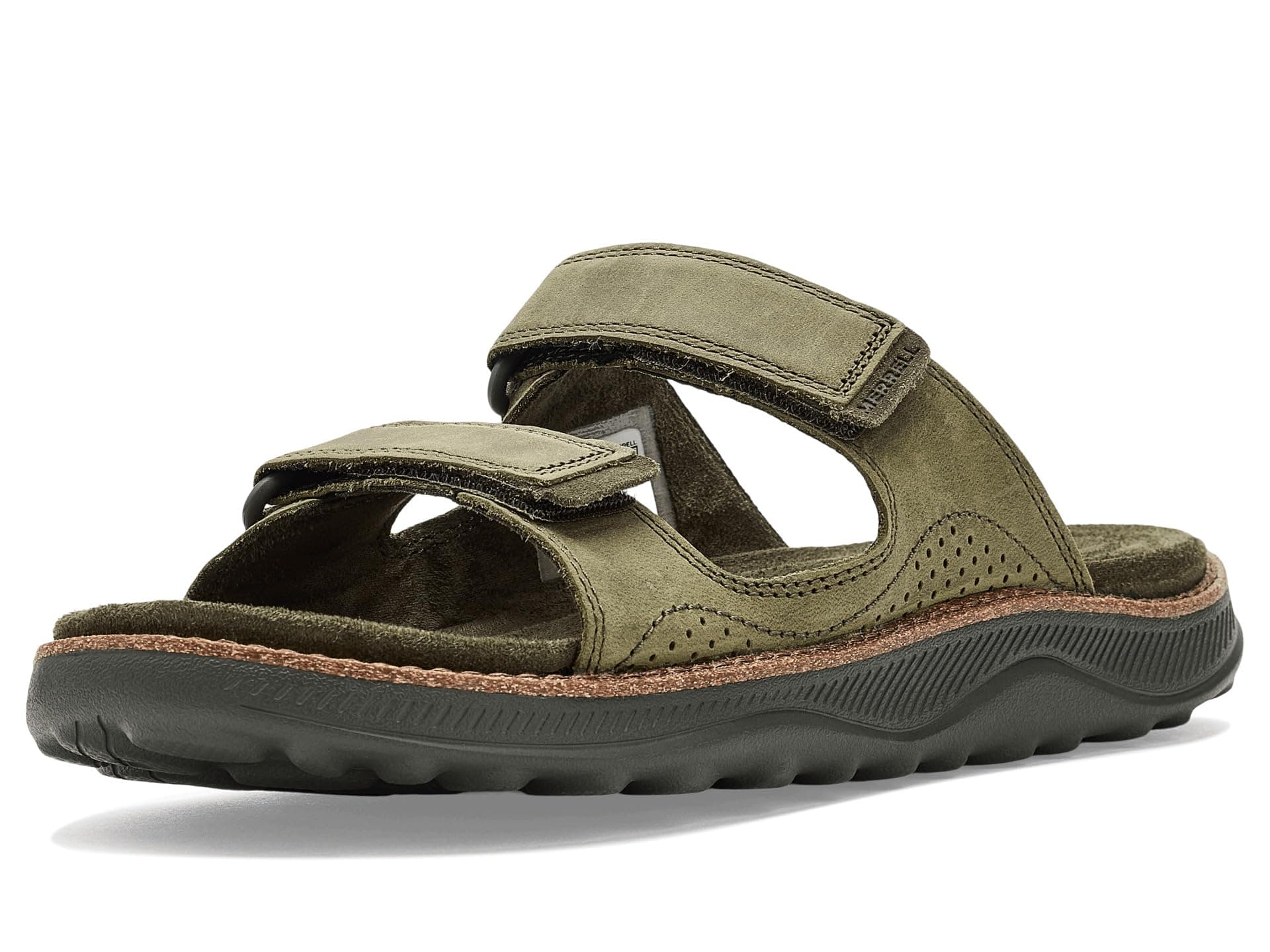Merrell Cove Leather Slide — cor Verde