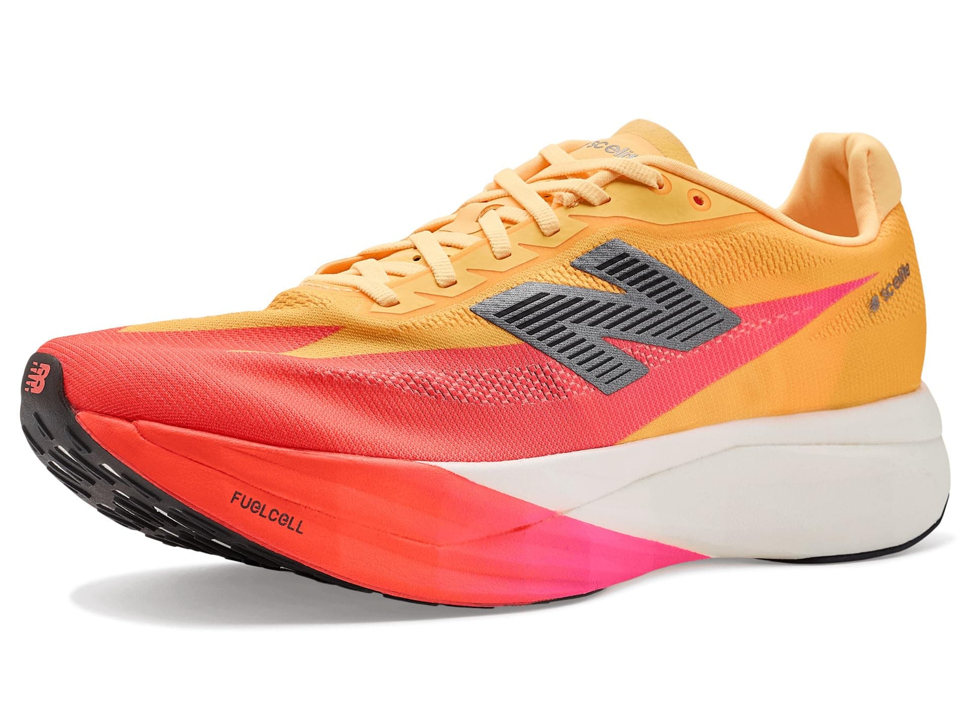 New Balance FuelCell SuperComp Elite v5 — cor Laranja