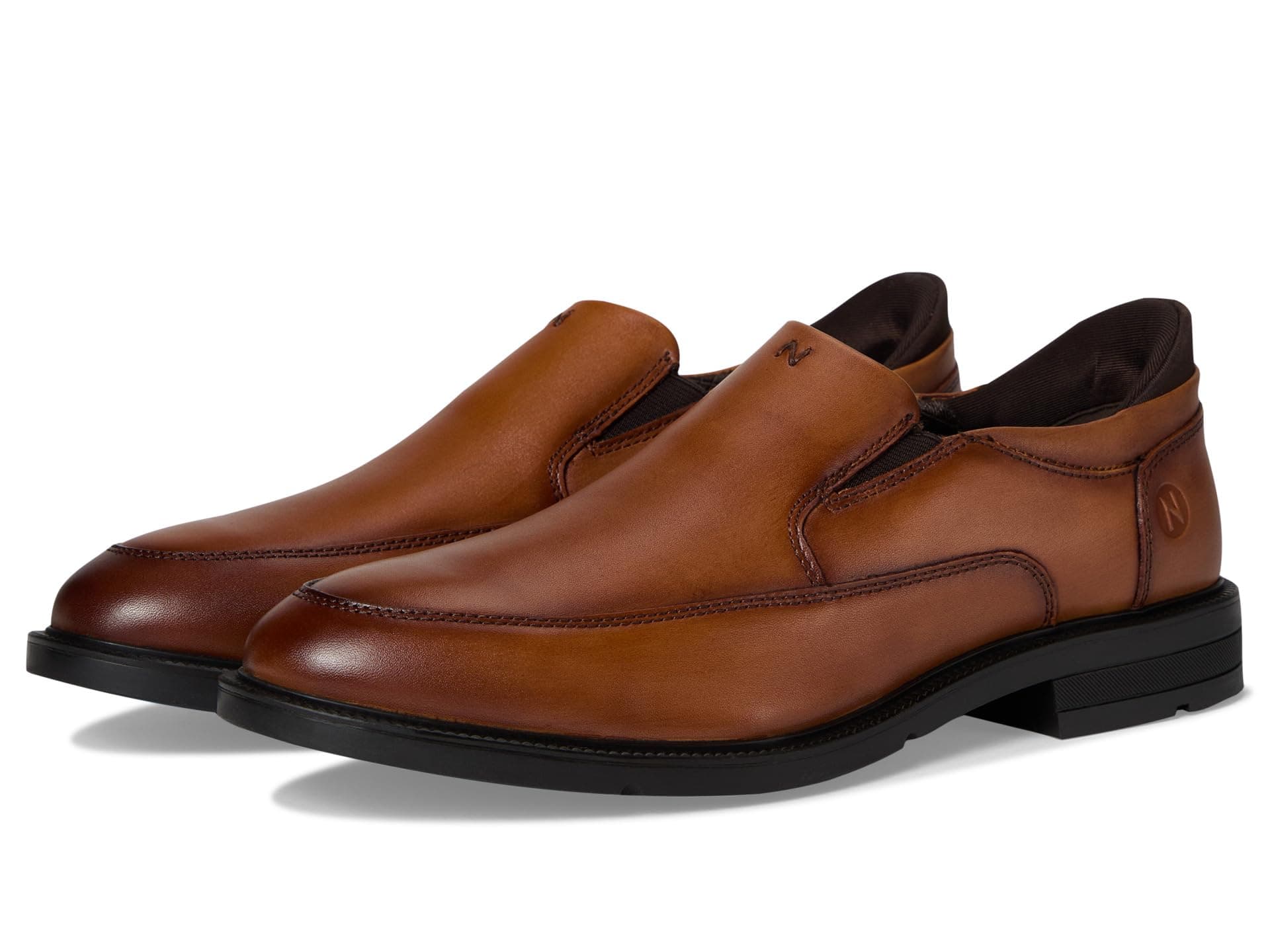 Nunn Bush Kore Ez Icon Moccasin Toe Slip-On Easy-On Easy-Off Dress Casual Shoe Loafer — vista principal