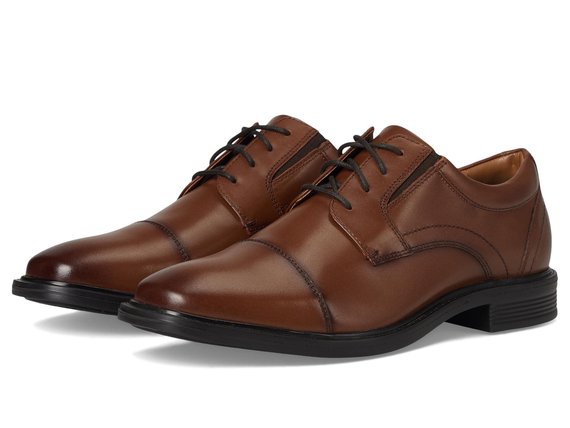 Nunn Bush Stark Cap Toe Oxford Leather Business Formal Derby Dress Casual Lace-Up — vista principal
