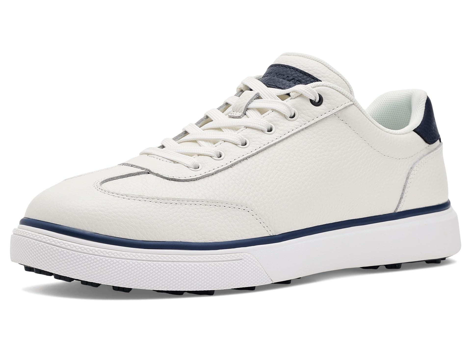 Peter Millar Drift Leather Hybrid Course Shoe — cor Branco