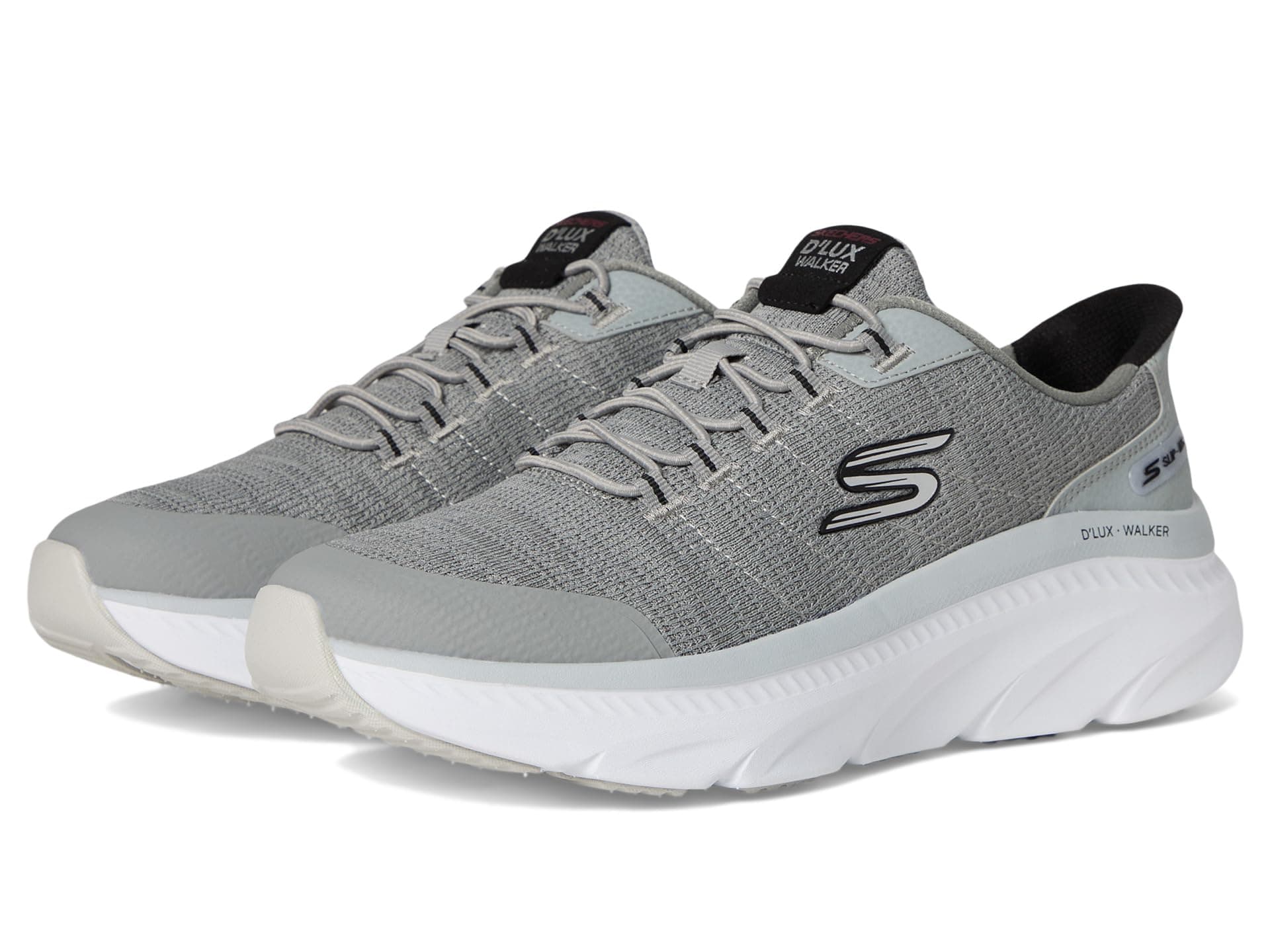 SKECHERS D'Lux Walker 3.0 Drevven Hands Free Slip-In — cor Cinza