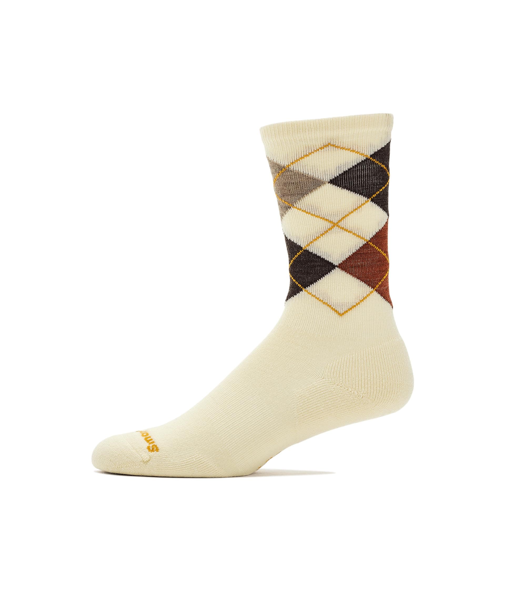 Smartwool Everyday Diamond Jim Crew Socks — cor Off-white