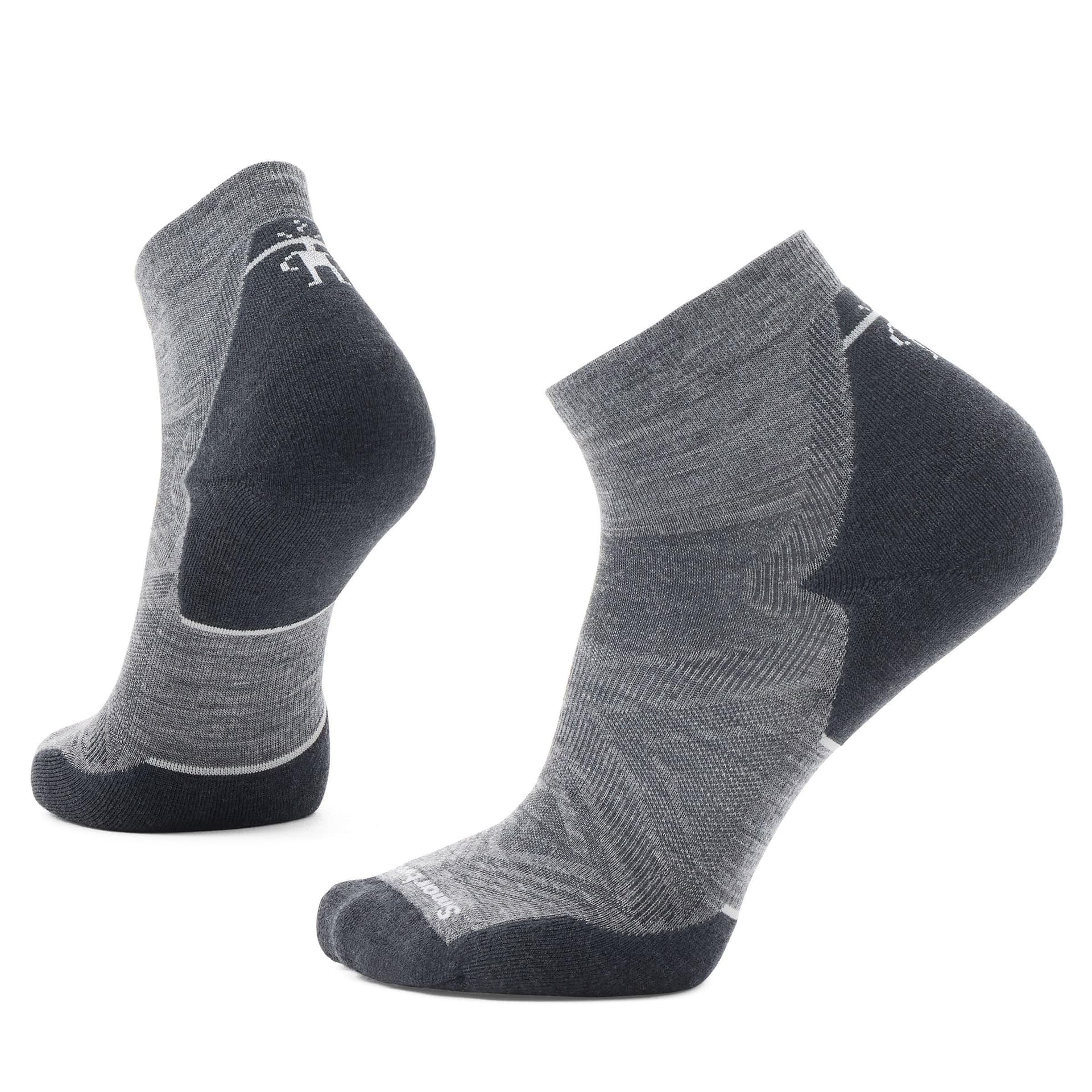Smartwool Run Targeted Cushion Ankle Socks — cor Cinza