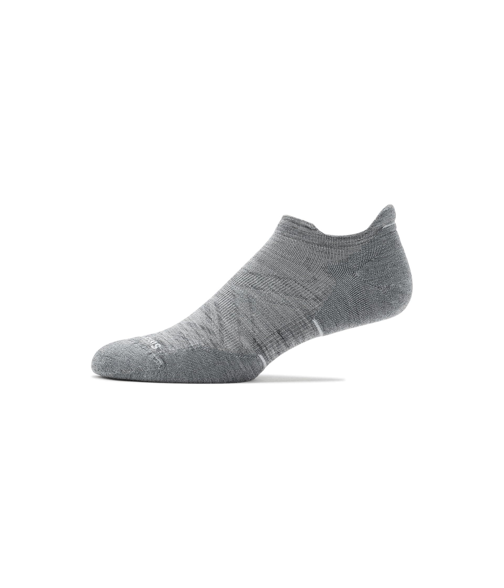 Smartwool Run Targeted Cushion Low Ankle Socks — cor Cinza