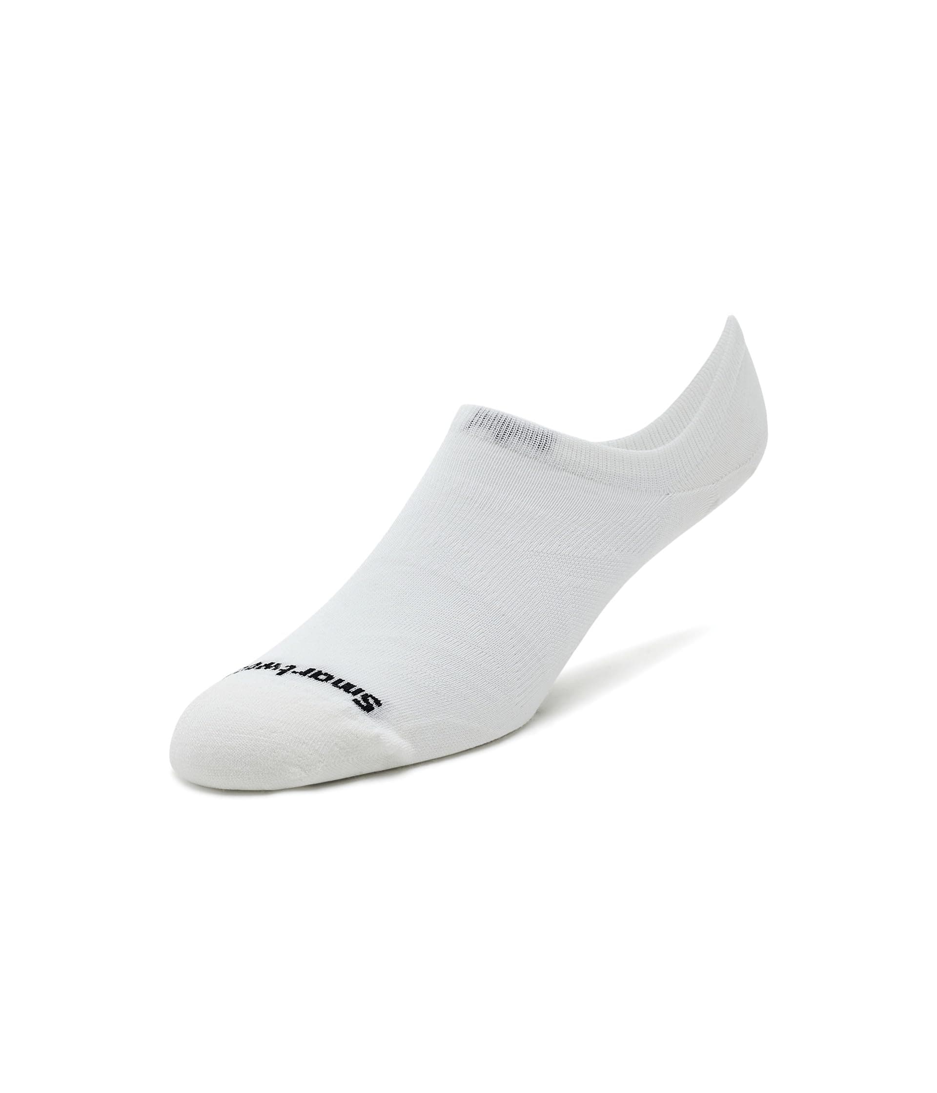 Smartwool Run Zero Cushion No Show Socks — cor Branco
