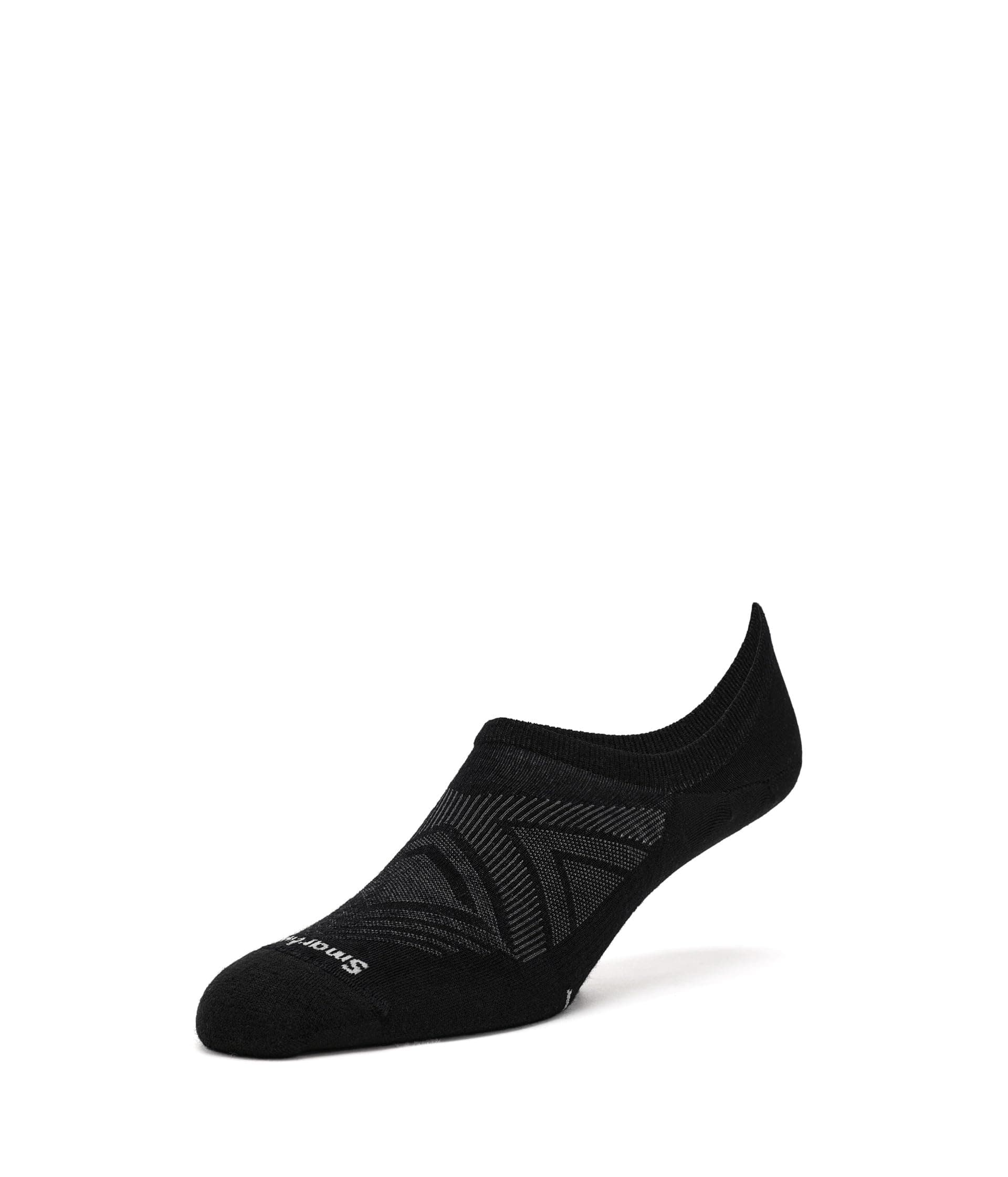 Smartwool Run Zero Cushion No Show Socks — cor Preto