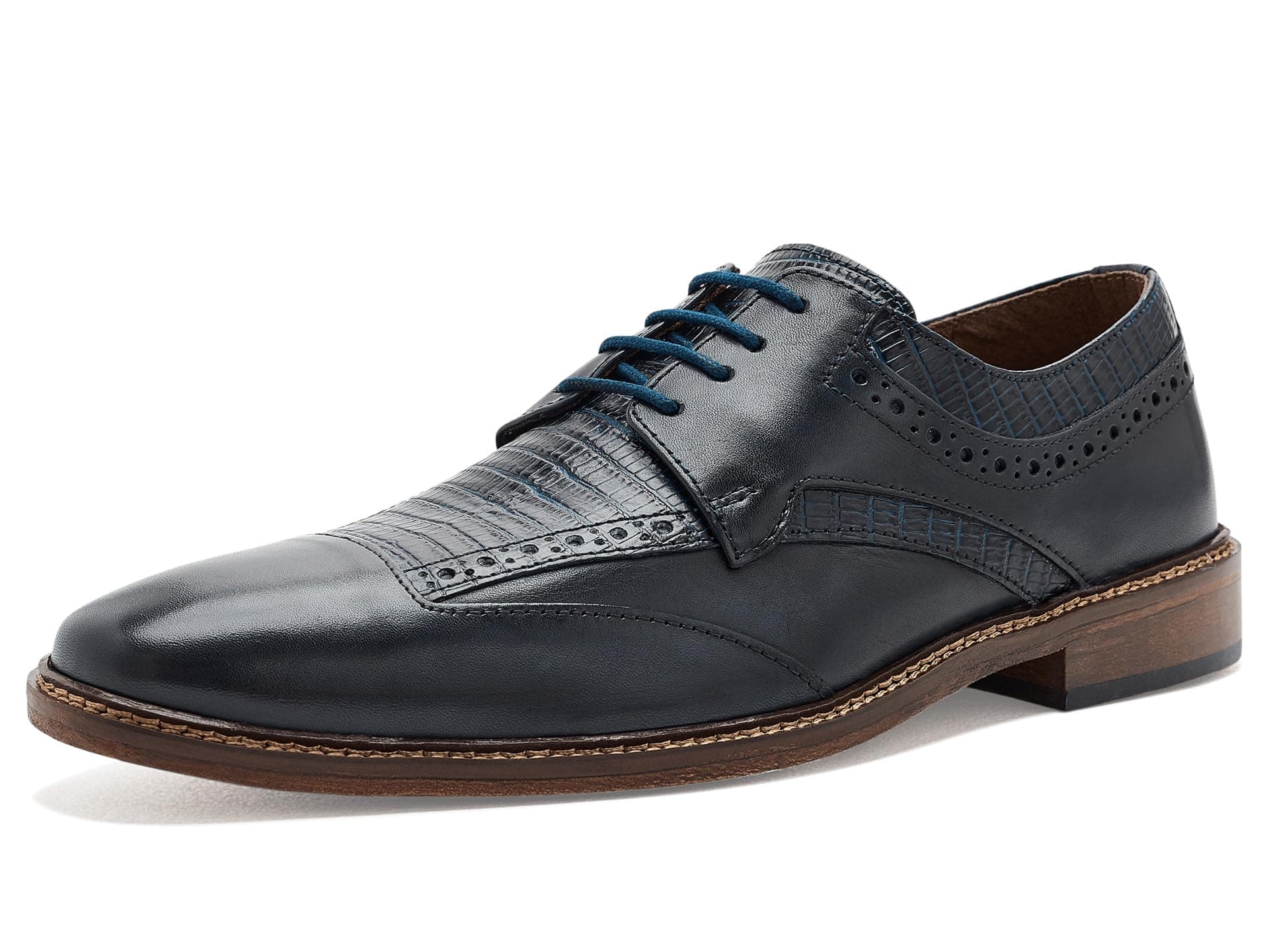 Stacy Adams Gambetta Modified Cap Toe Oxford — cor Marinho