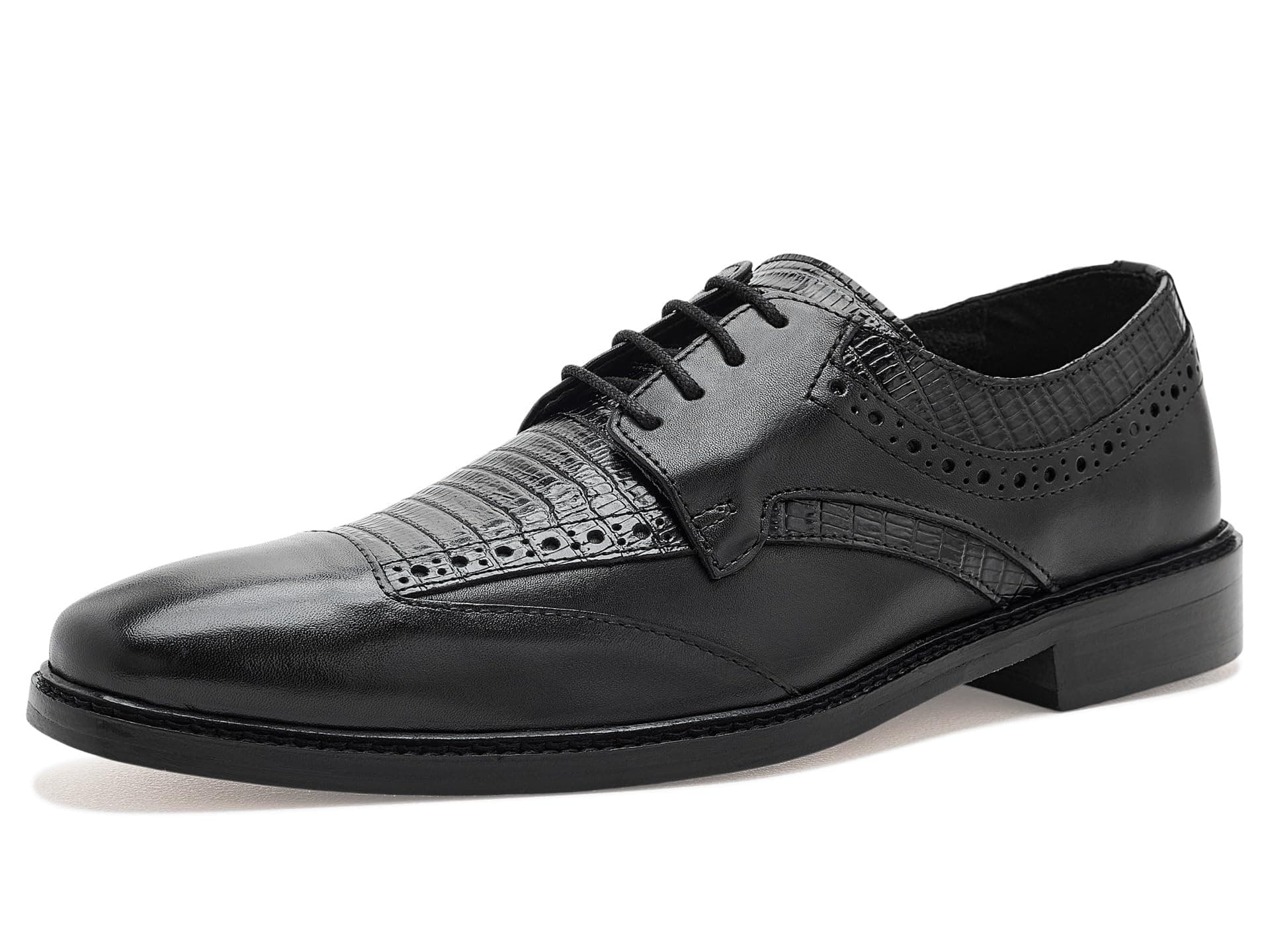 Stacy Adams Gambetta Modified Cap Toe Oxford — cor Preto