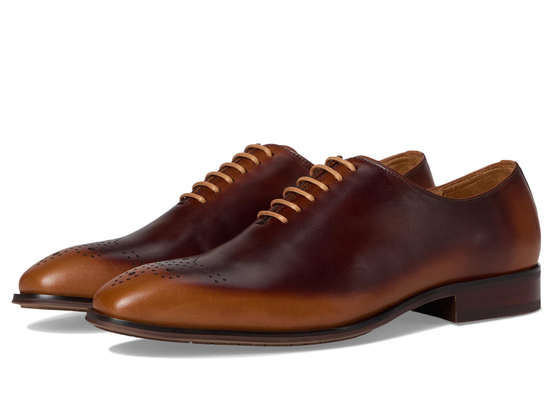 Stacy Adams Hallquist Plain Toe Lace-Up — cor Marrom
