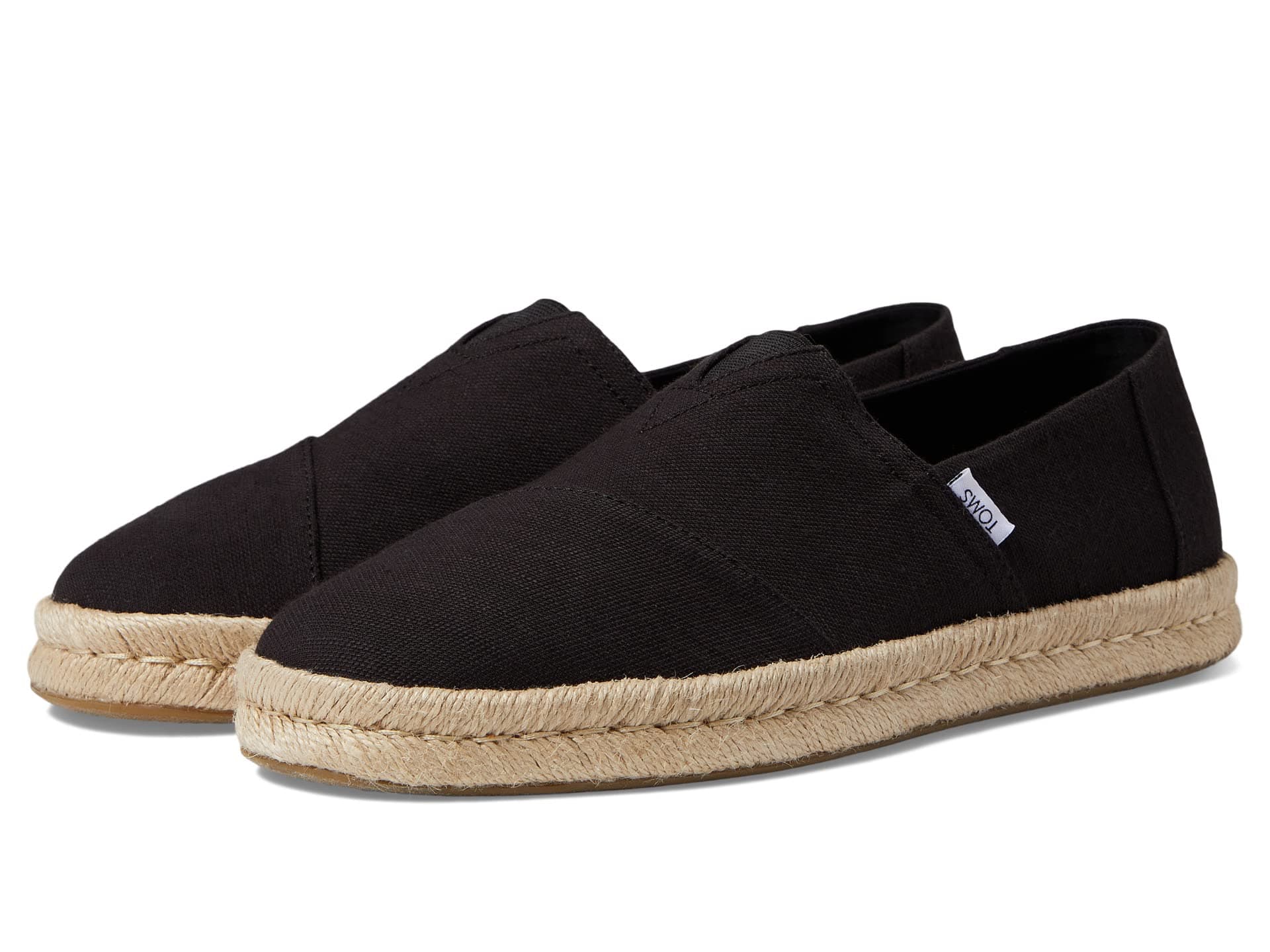 TOMS Alpargata On Rope Espadrille — cor Preto
