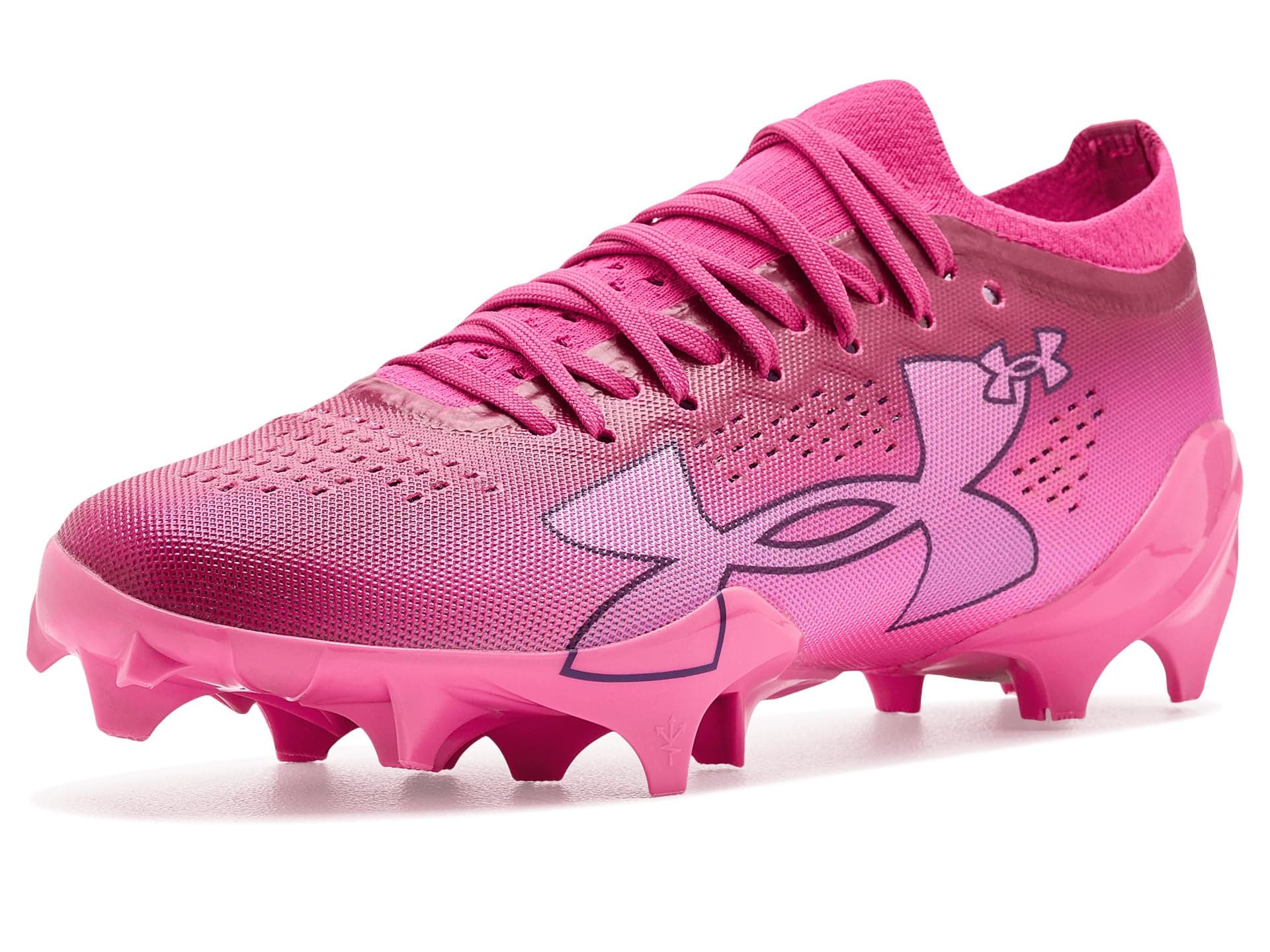 Under Armour Blur Pro Football Cleats — cor Rosa