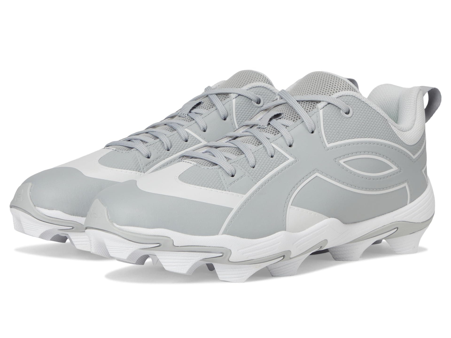 Under Armour Leadoff Icon Low RM Baseball Cleats — cor Cinza