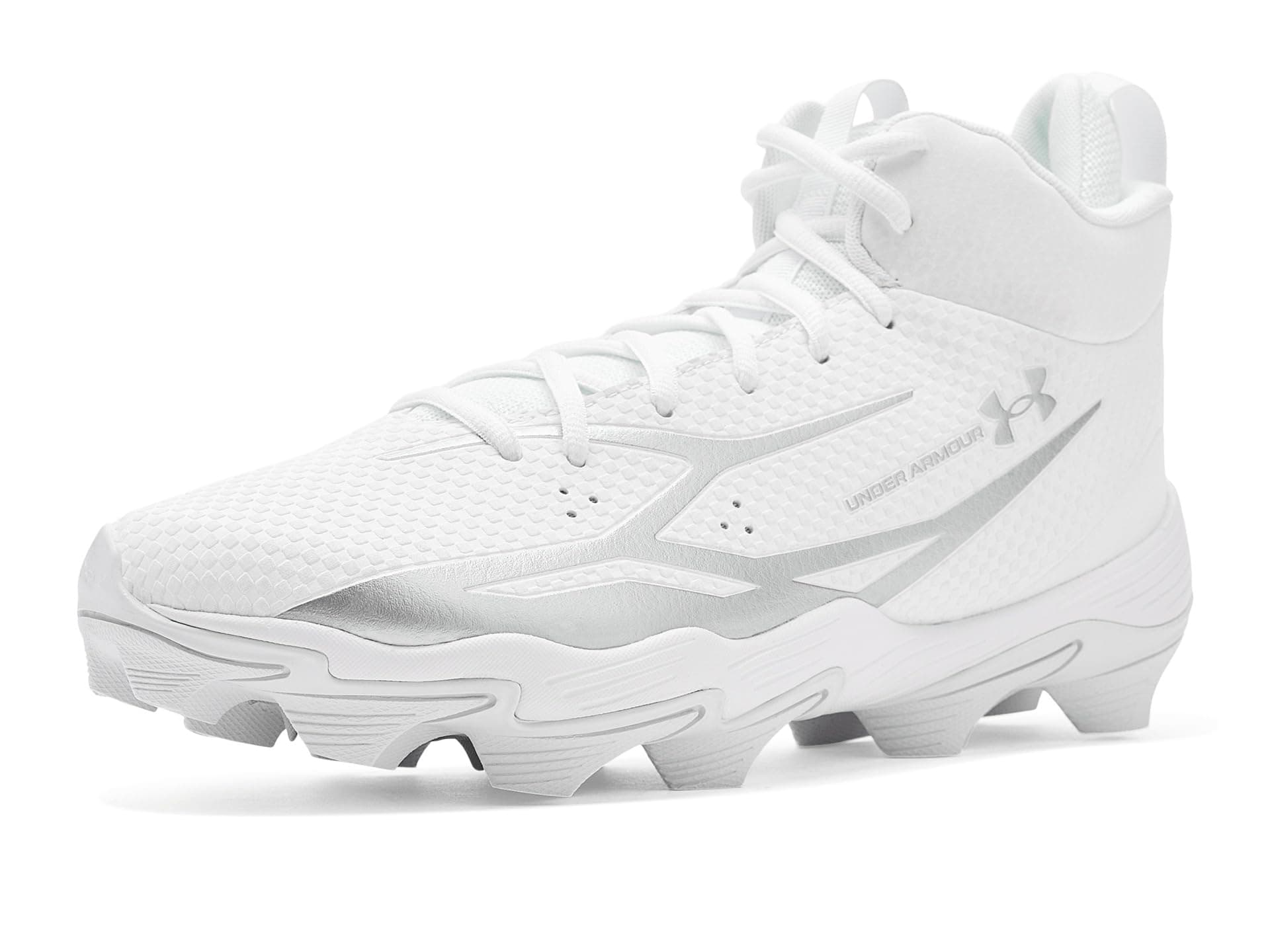 Under Armour Spotlight Hammer Football Cleats — cor Prata