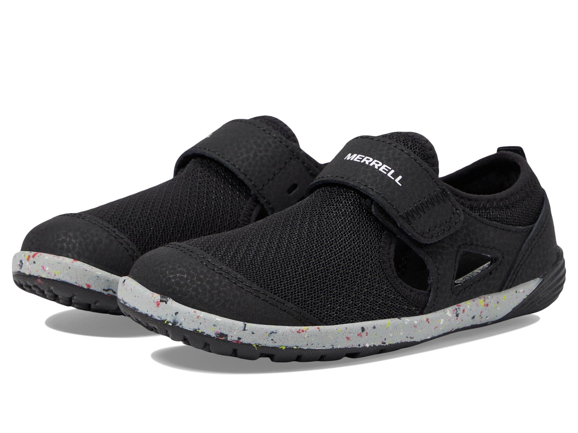 Merrell Kids Bare Steps H20 (Toddler) — cor Preto