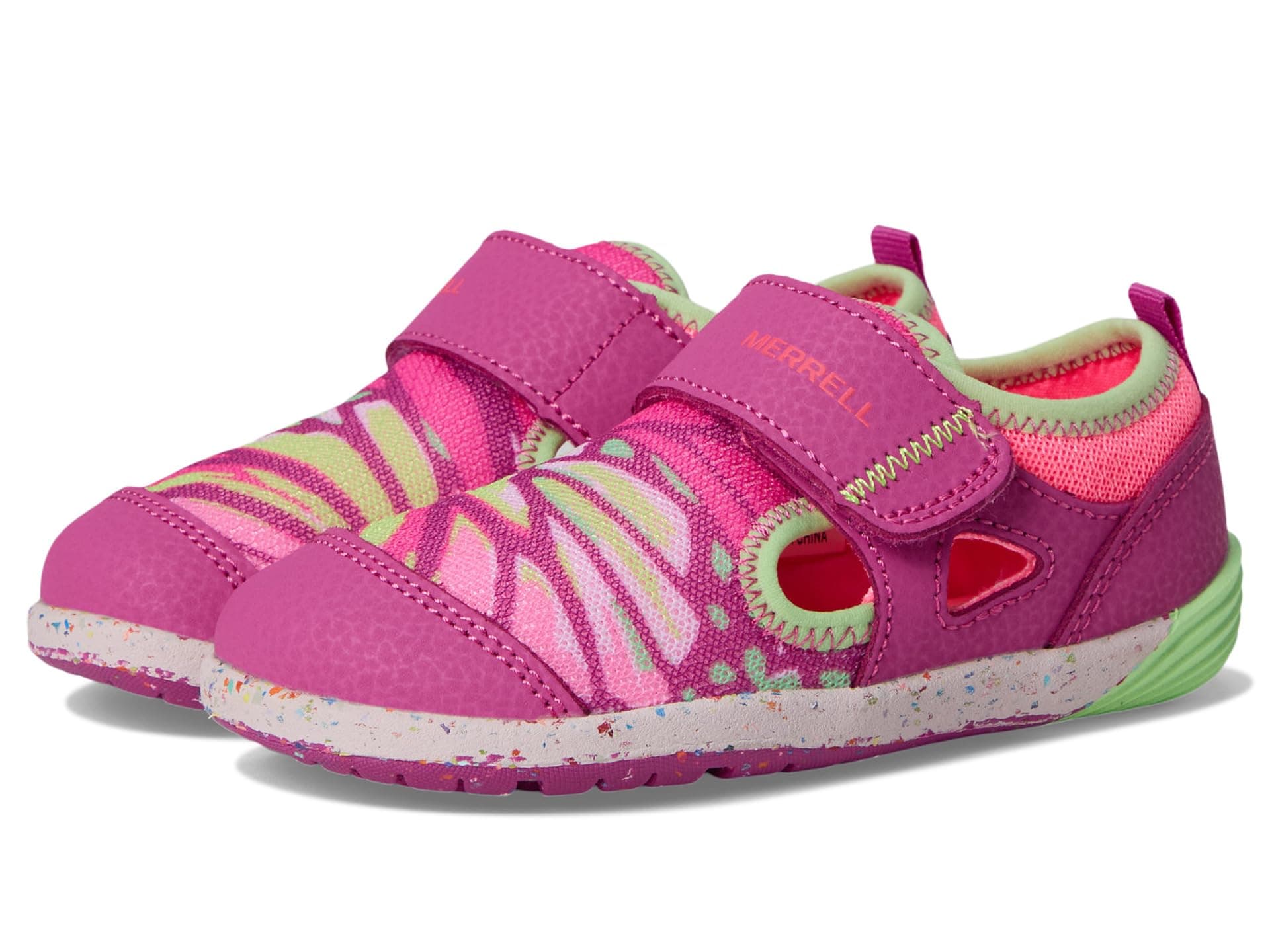 Merrell Kids Bare Steps H20 (Toddler) — cor Rosa